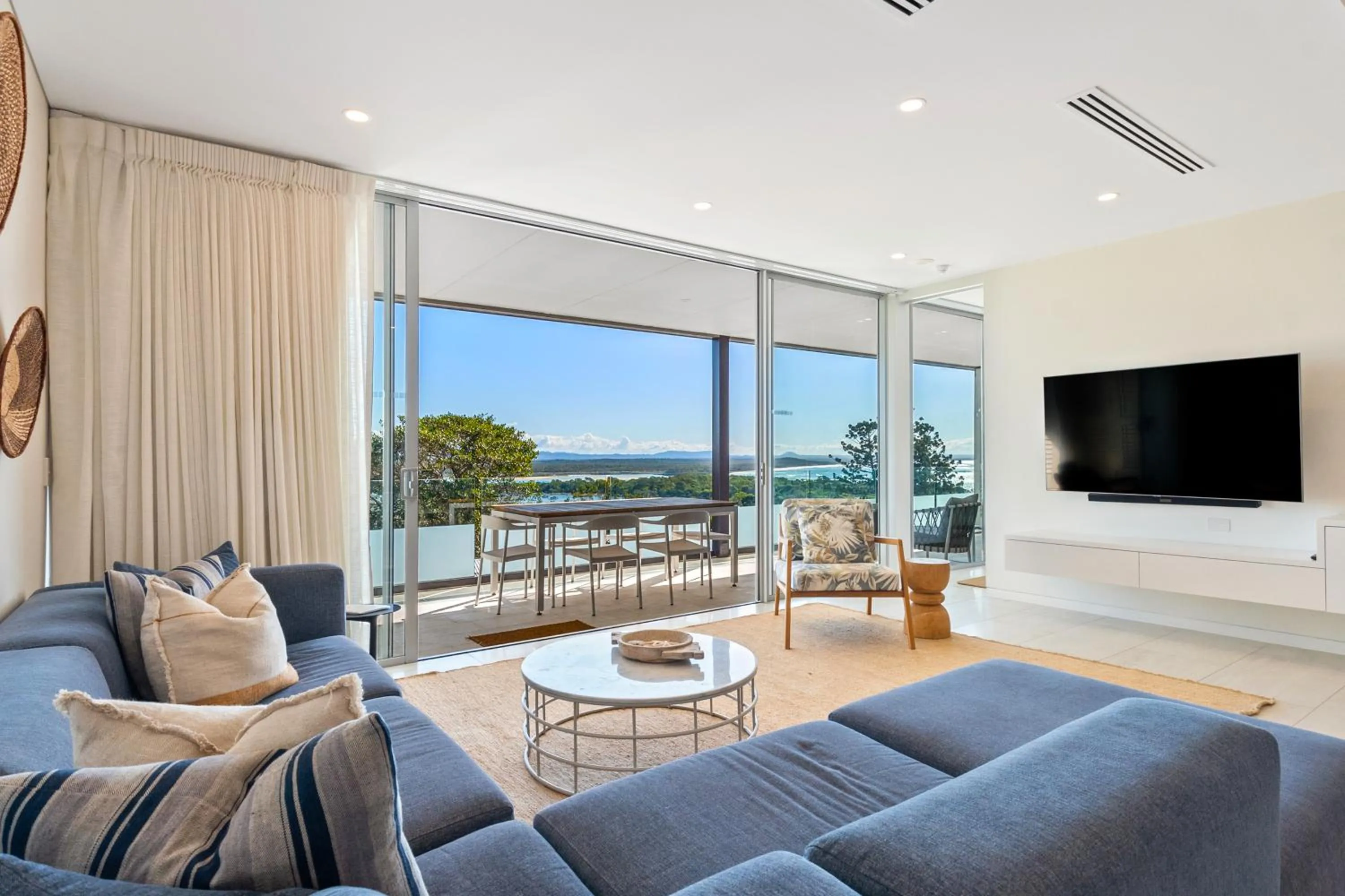 Living room in The Rise Noosa