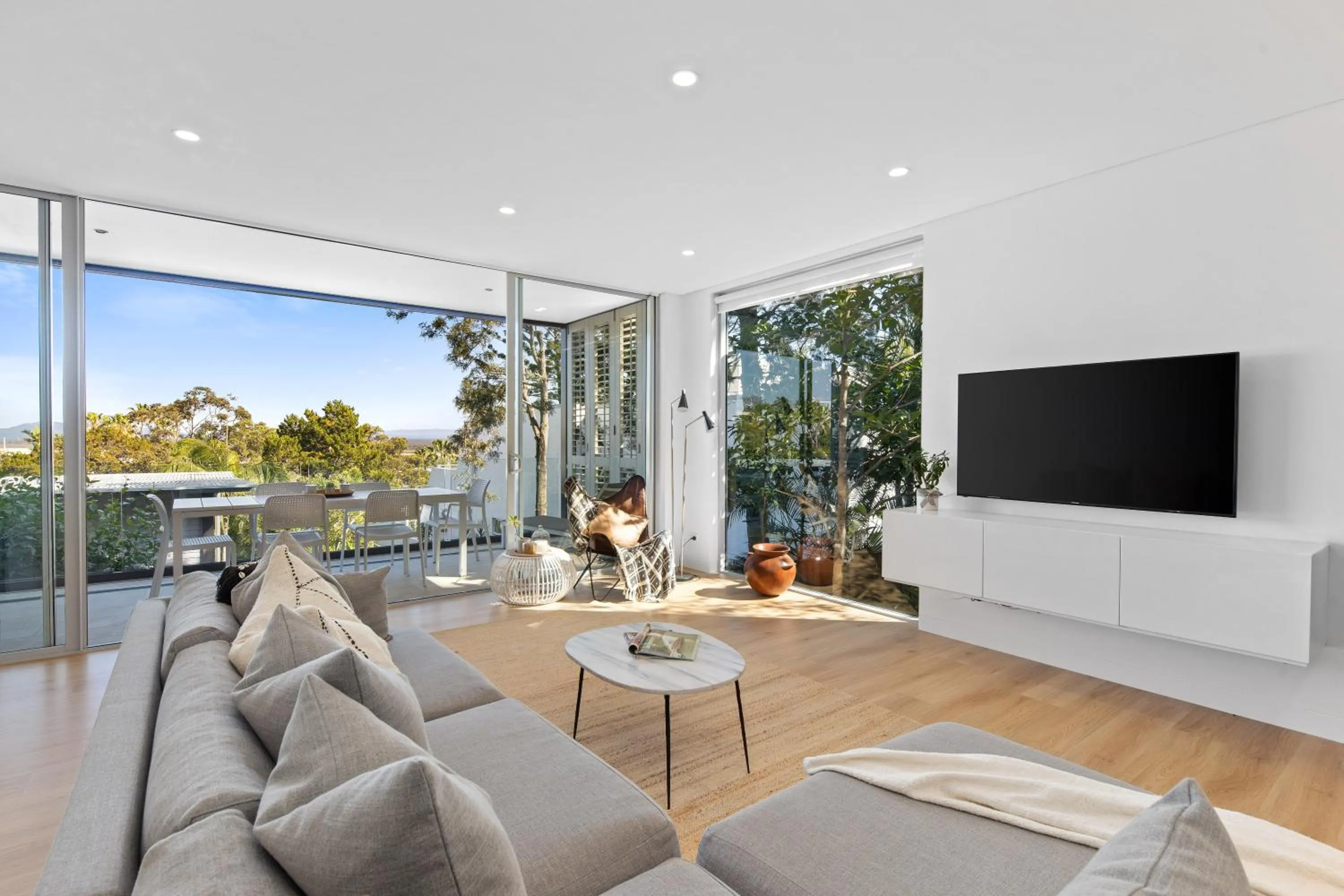Living room in The Rise Noosa