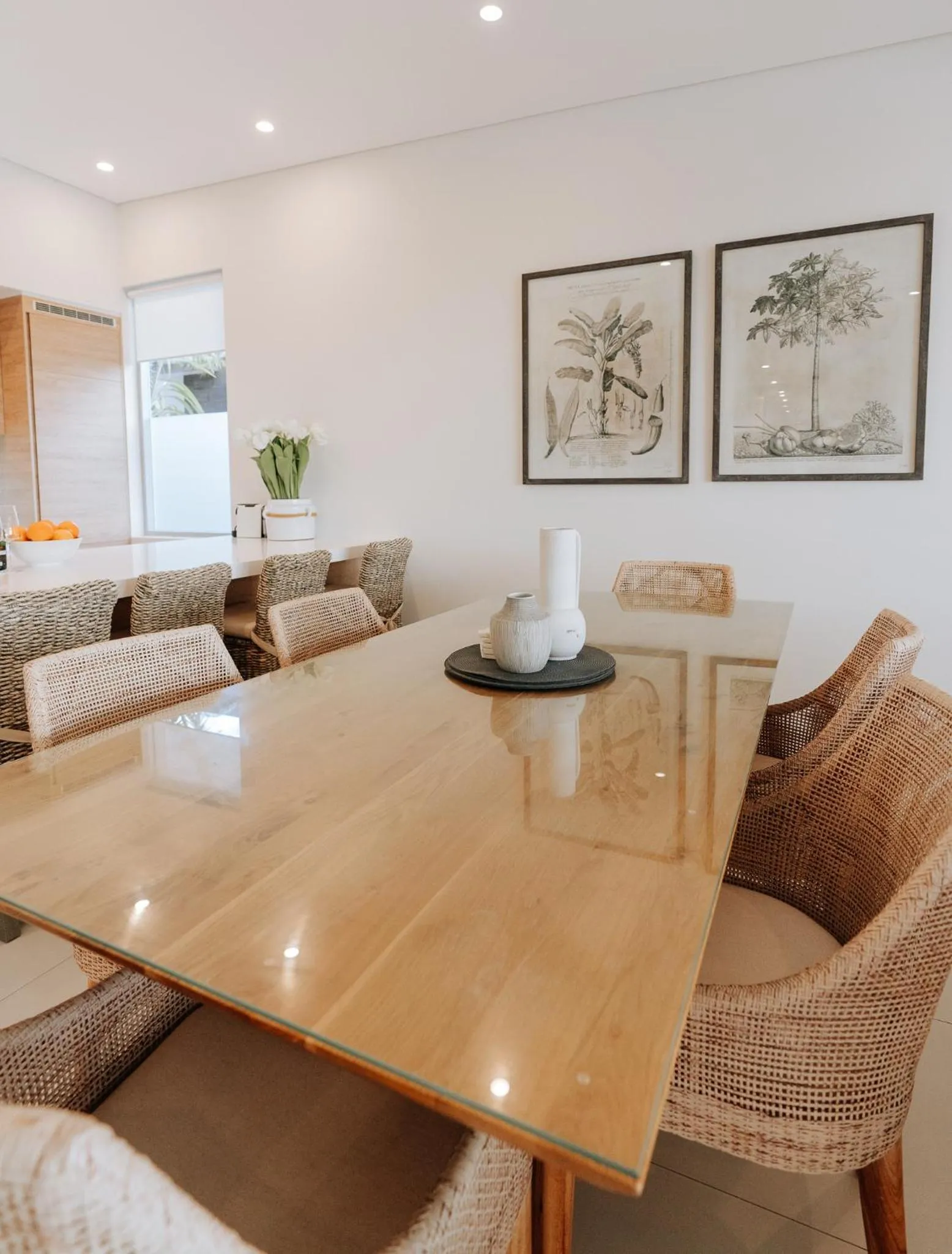 Dining area in The Rise Noosa