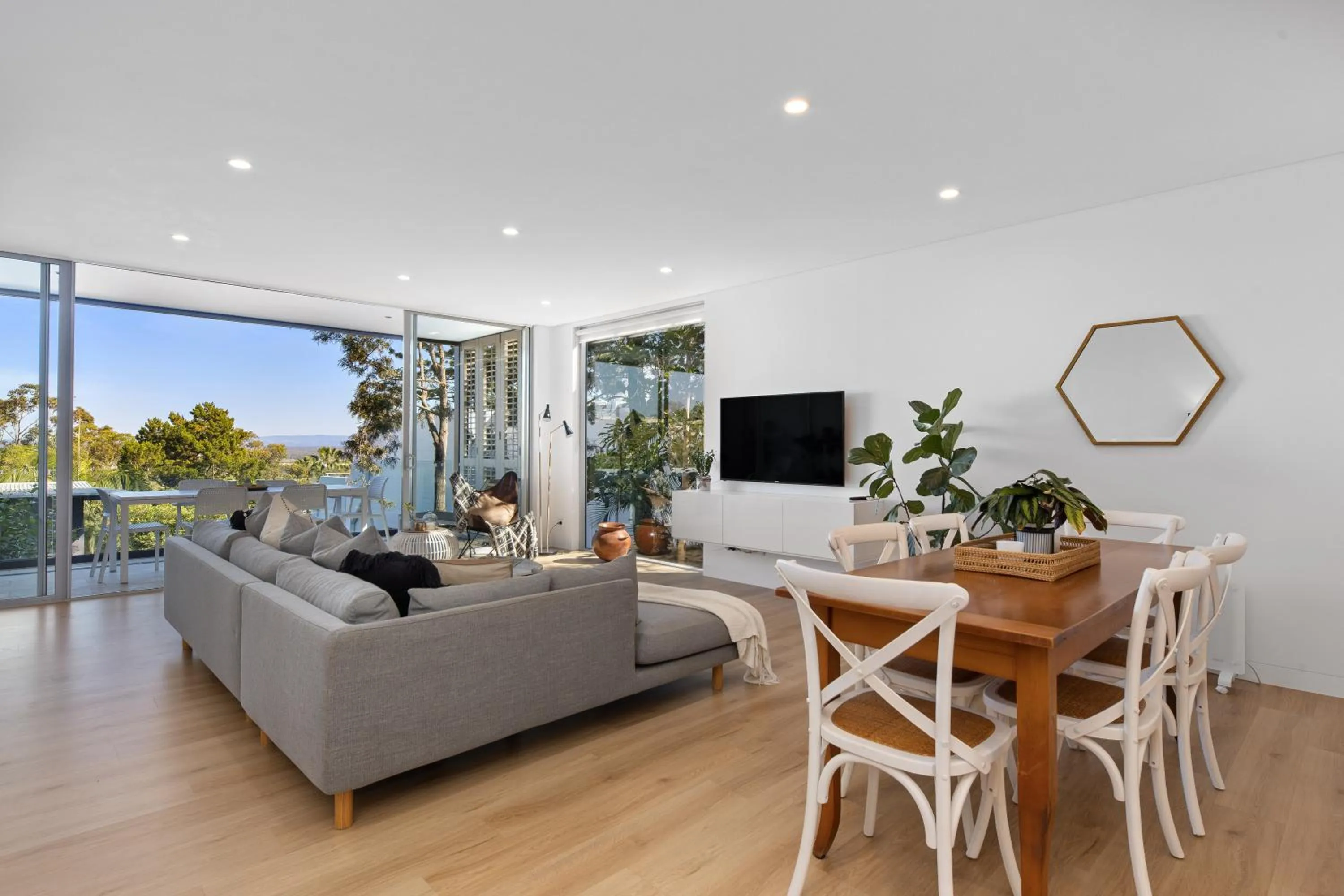 Living room in The Rise Noosa
