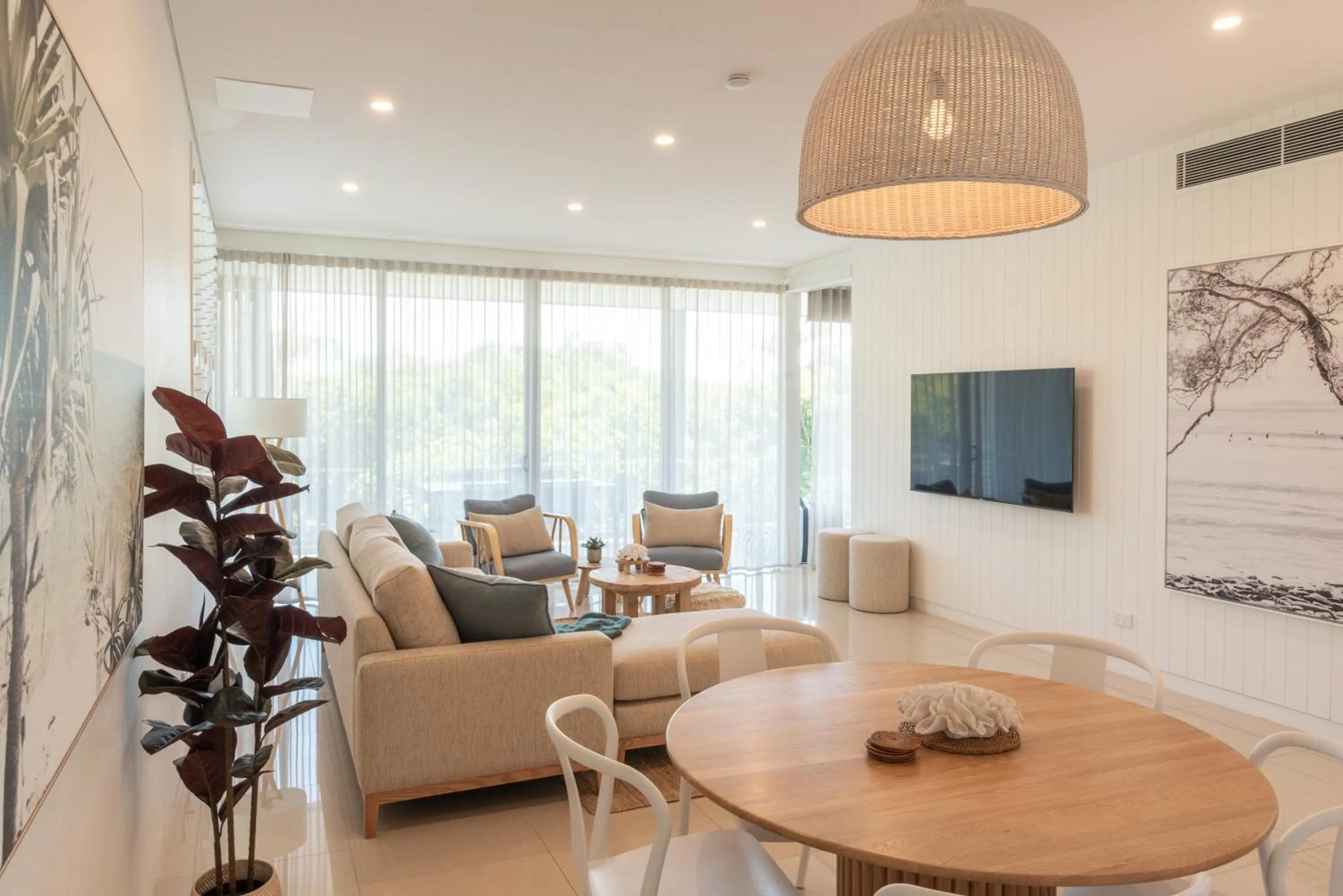 Living room in The Rise Noosa
