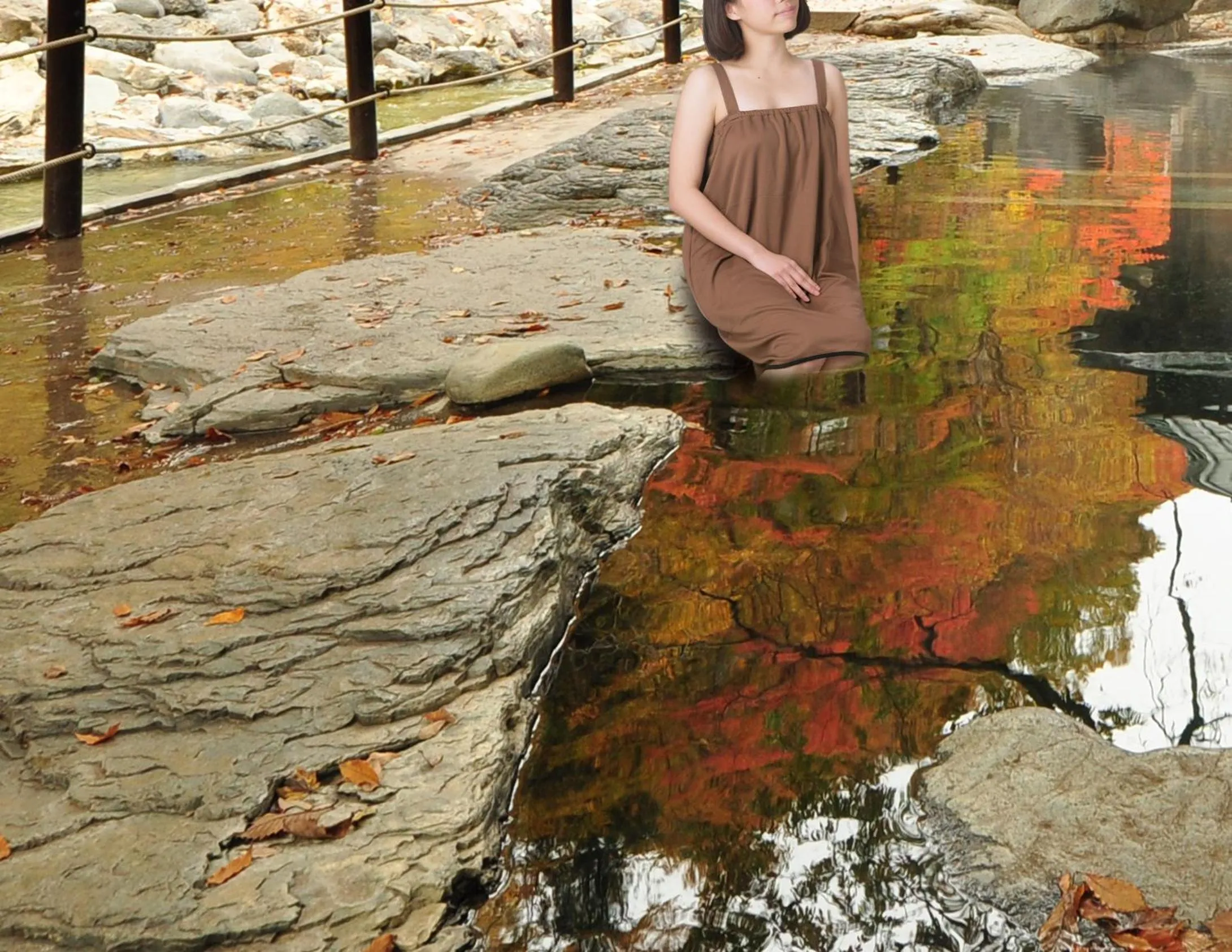 People in Takaragawa Onsen Ousenkaku