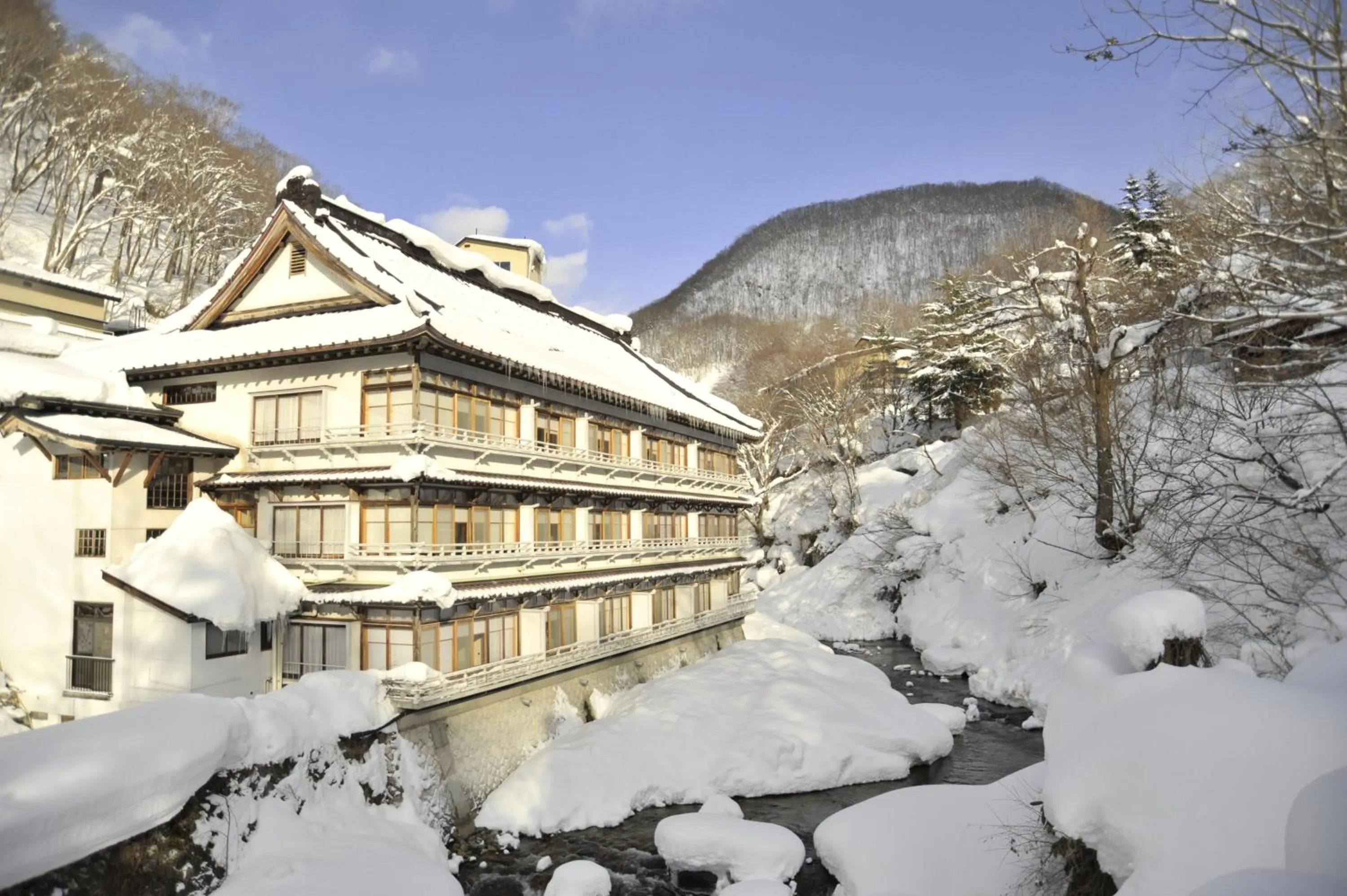 Property building in Takaragawa Onsen Ousenkaku