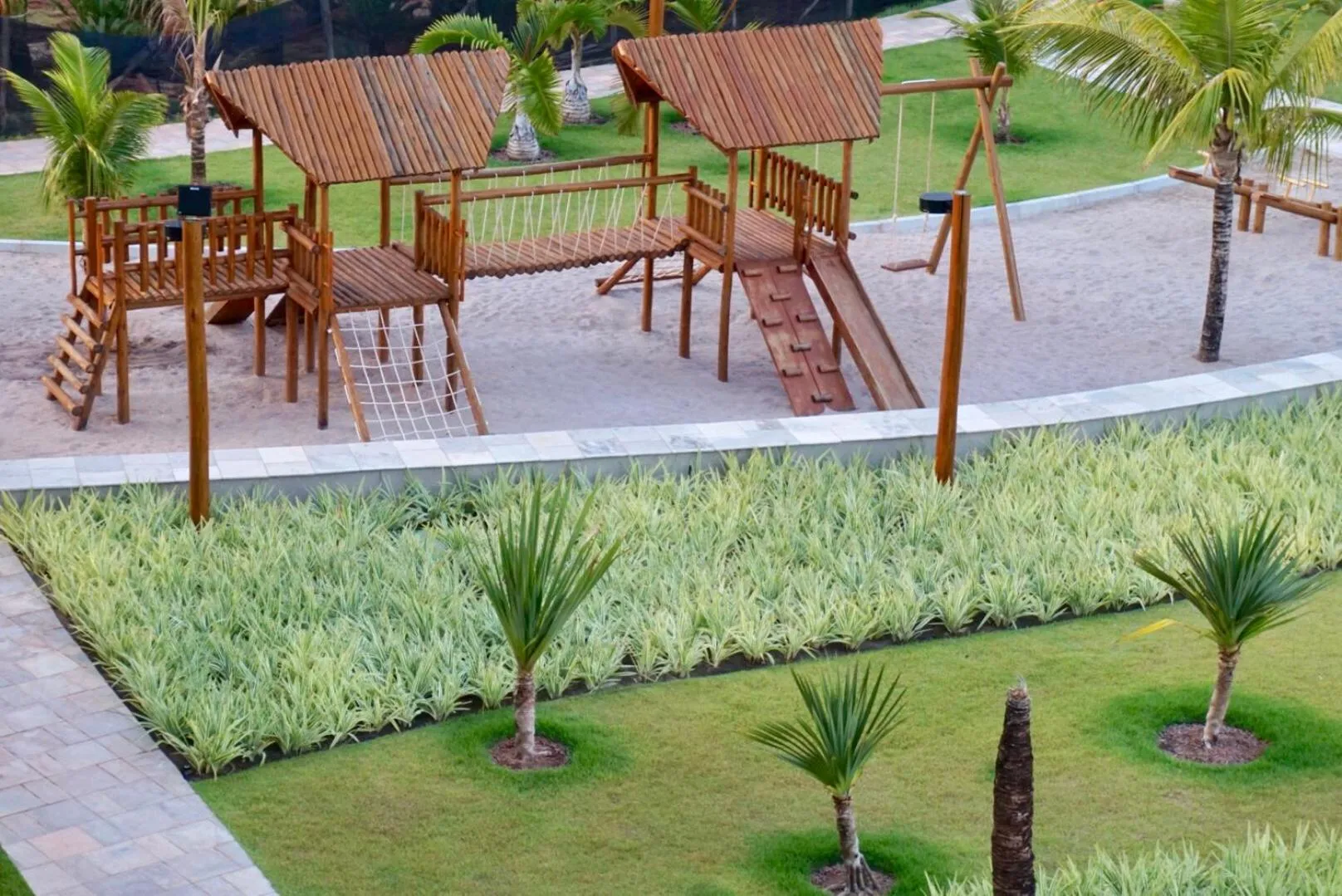 Children play ground in Samoa Beach Resort