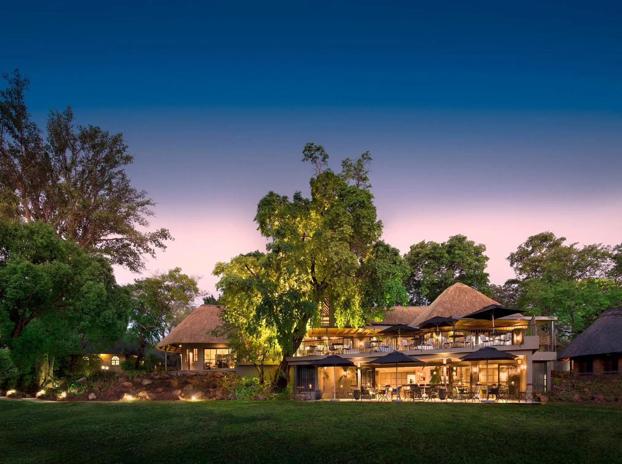 Property building in Anantara Stanley & Livingstone Victoria Falls Hotel