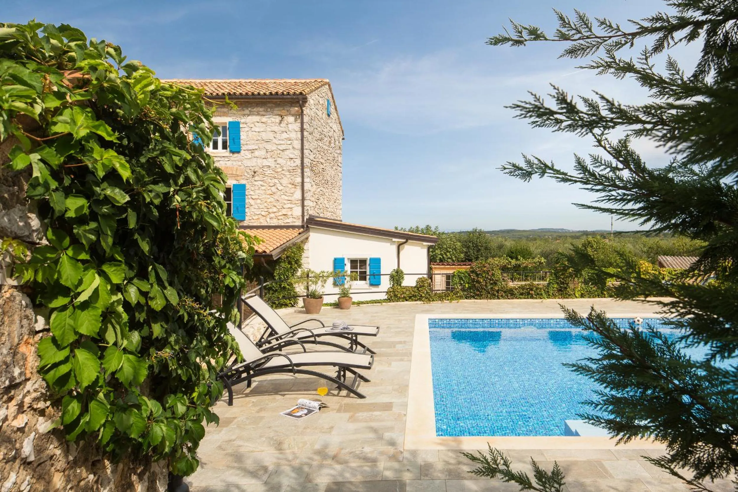 Swimming Pool in Villa Flavia - Stunning Villa in Istria, Croatia