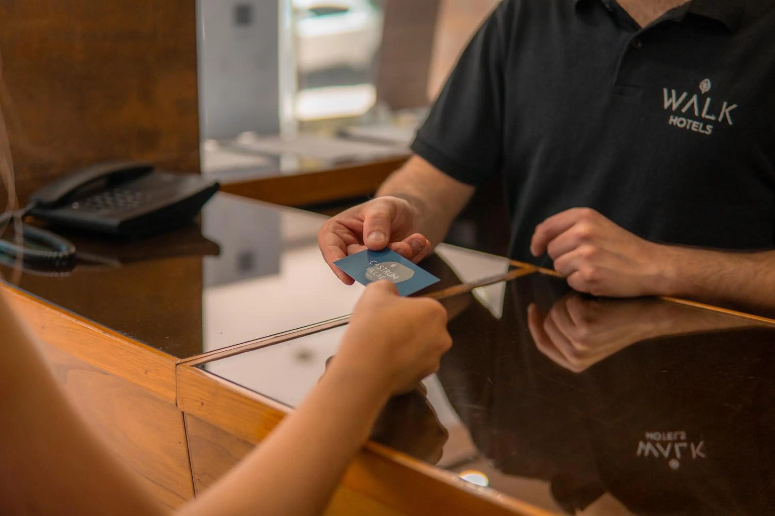 Lobby or reception in Hotel Castrum Villae by Walk Hotels