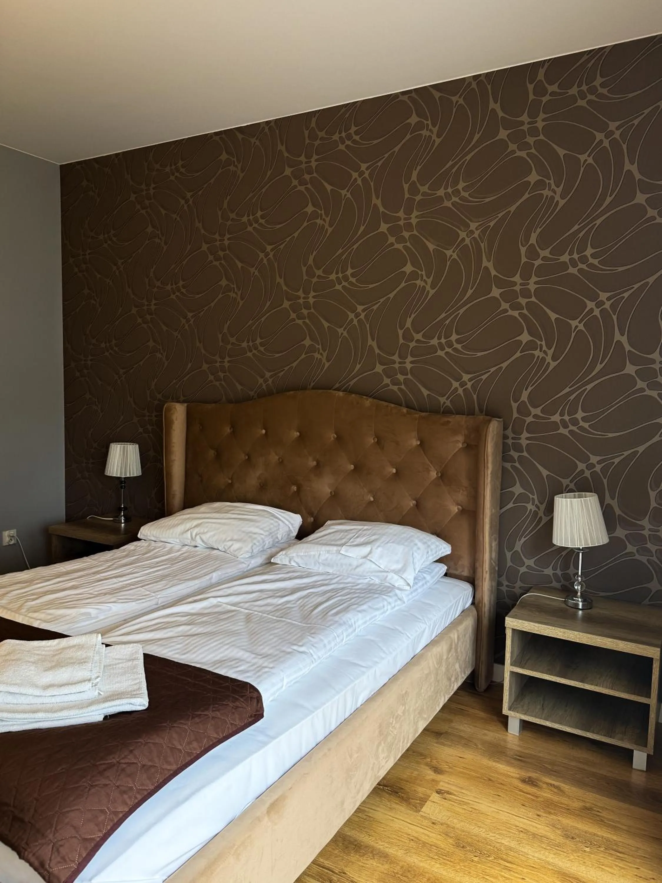 Bed in Hotel Pod Strzechą