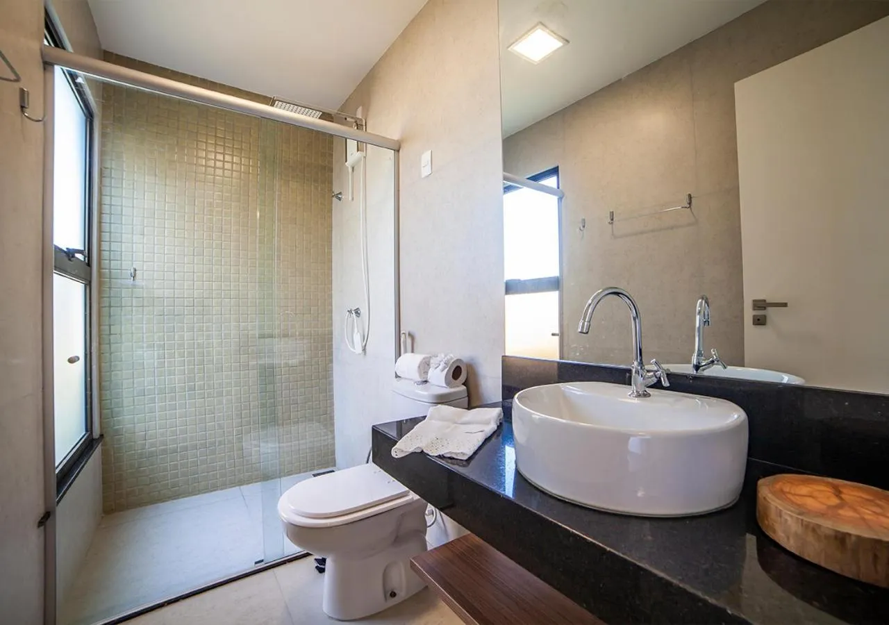 Bathroom in The Coral Beach Resort by Atlantica