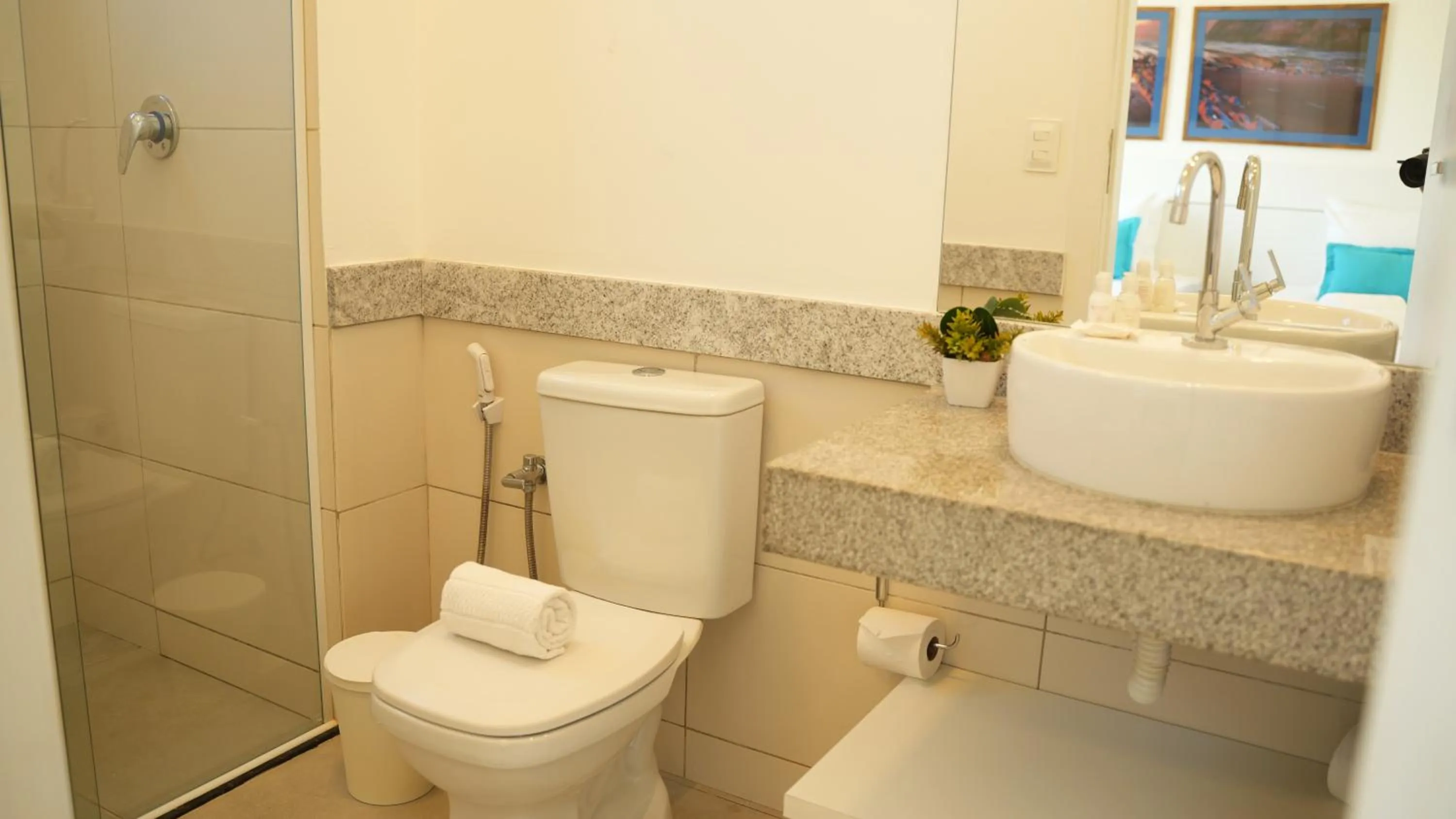 Bathroom in The Coral Beach Resort by Atlantica