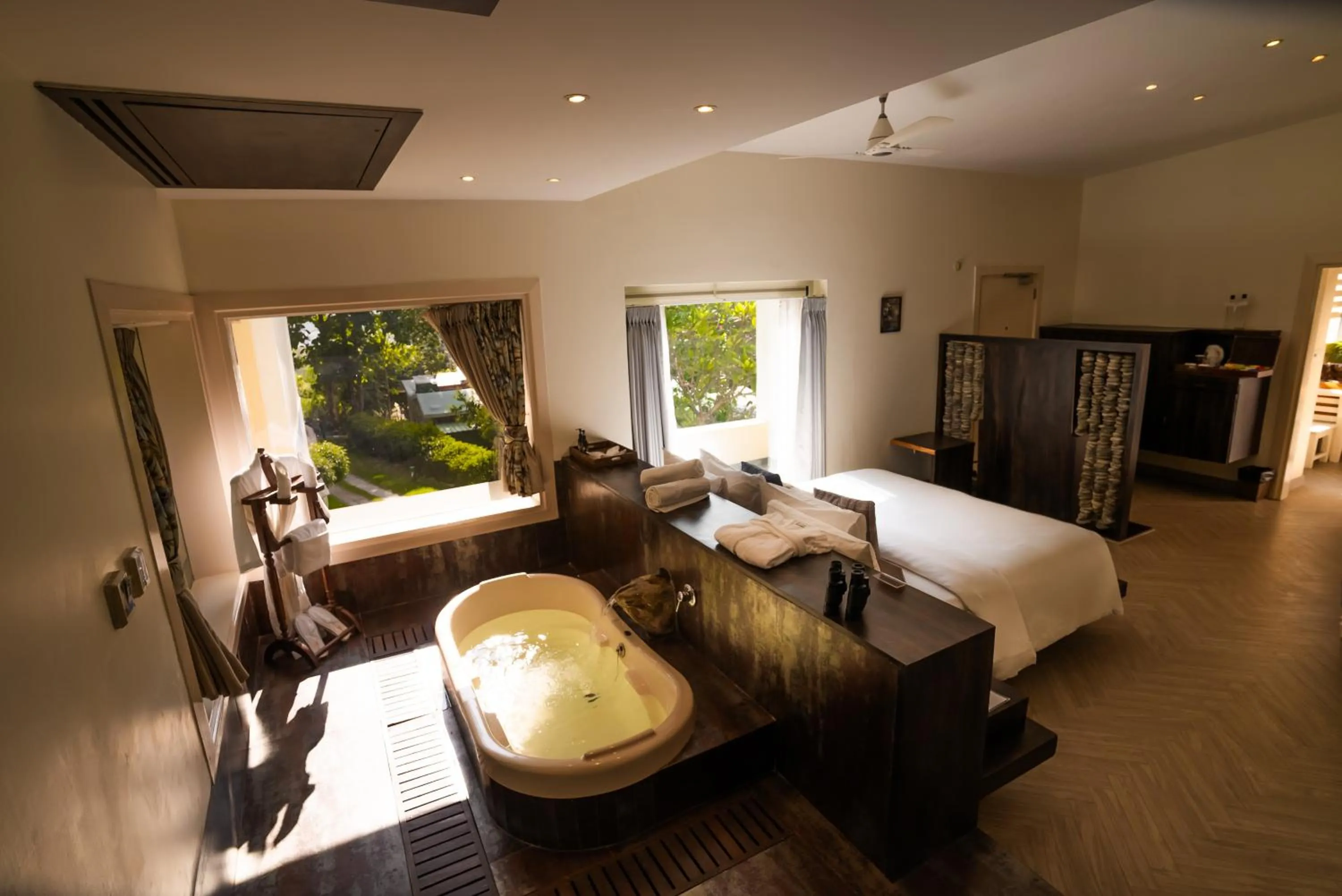 Bed in The Solluna Resort