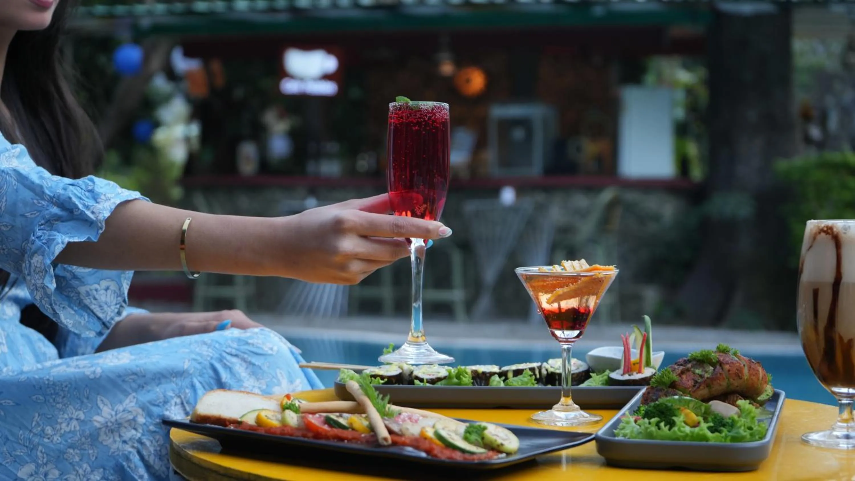 Food and drinks in The Solluna Resort