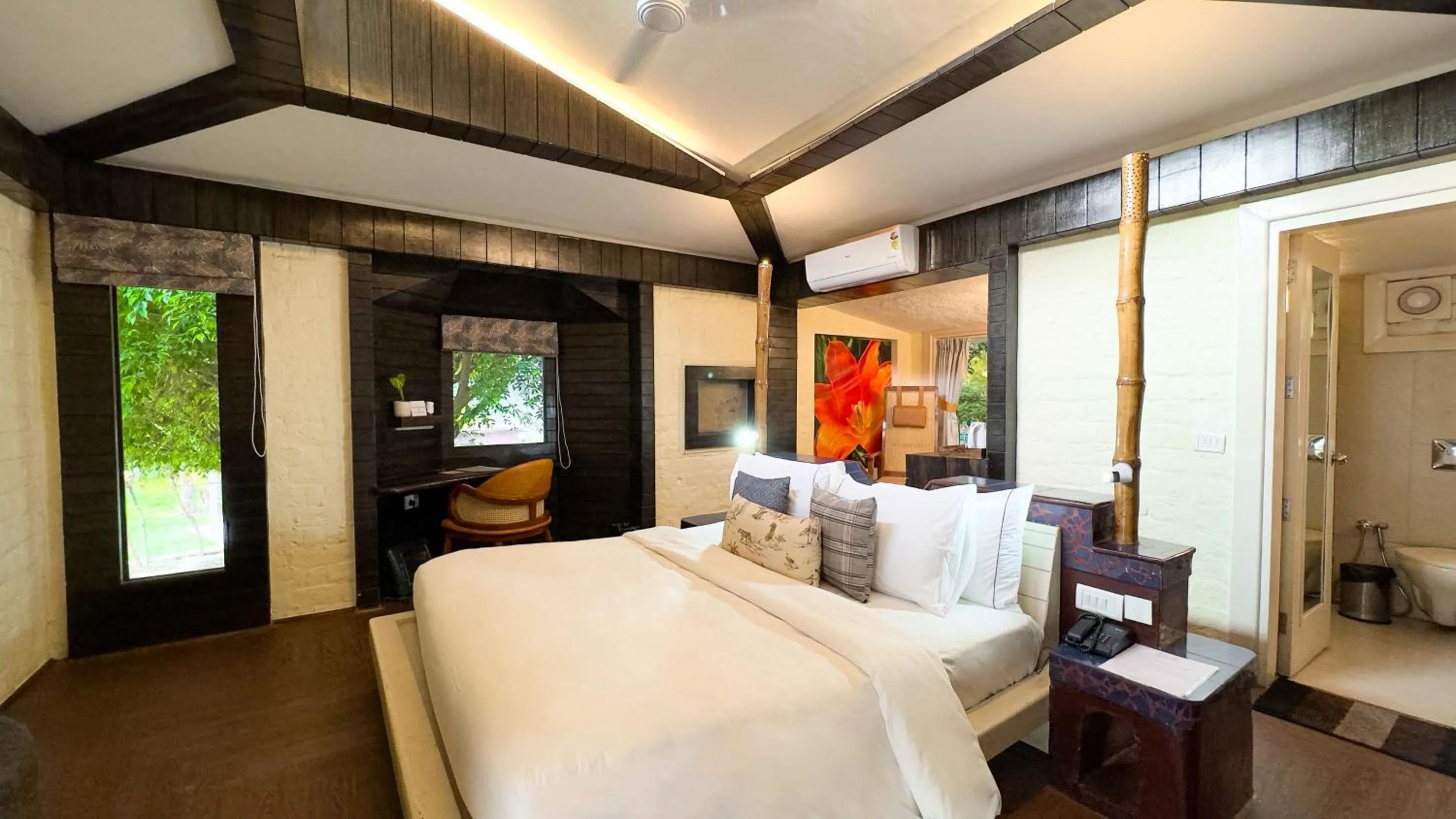 Bed in The Solluna Resort