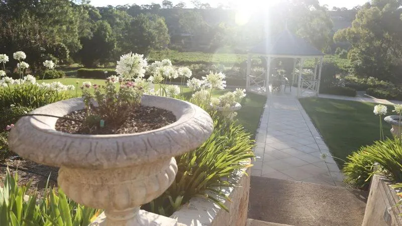 Patio in Brice Hill Country Lodge