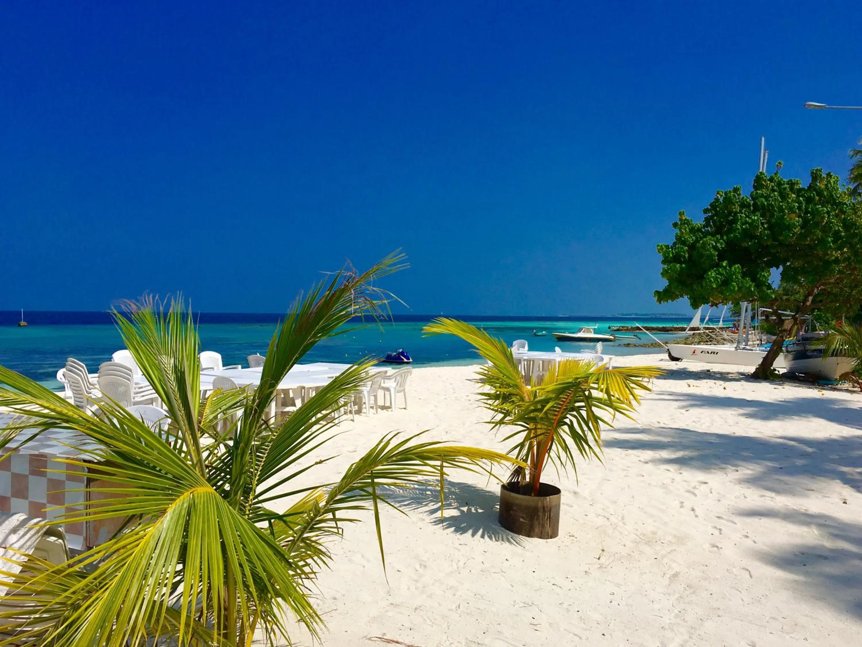Beach in Faza View Inn, Maafushi
