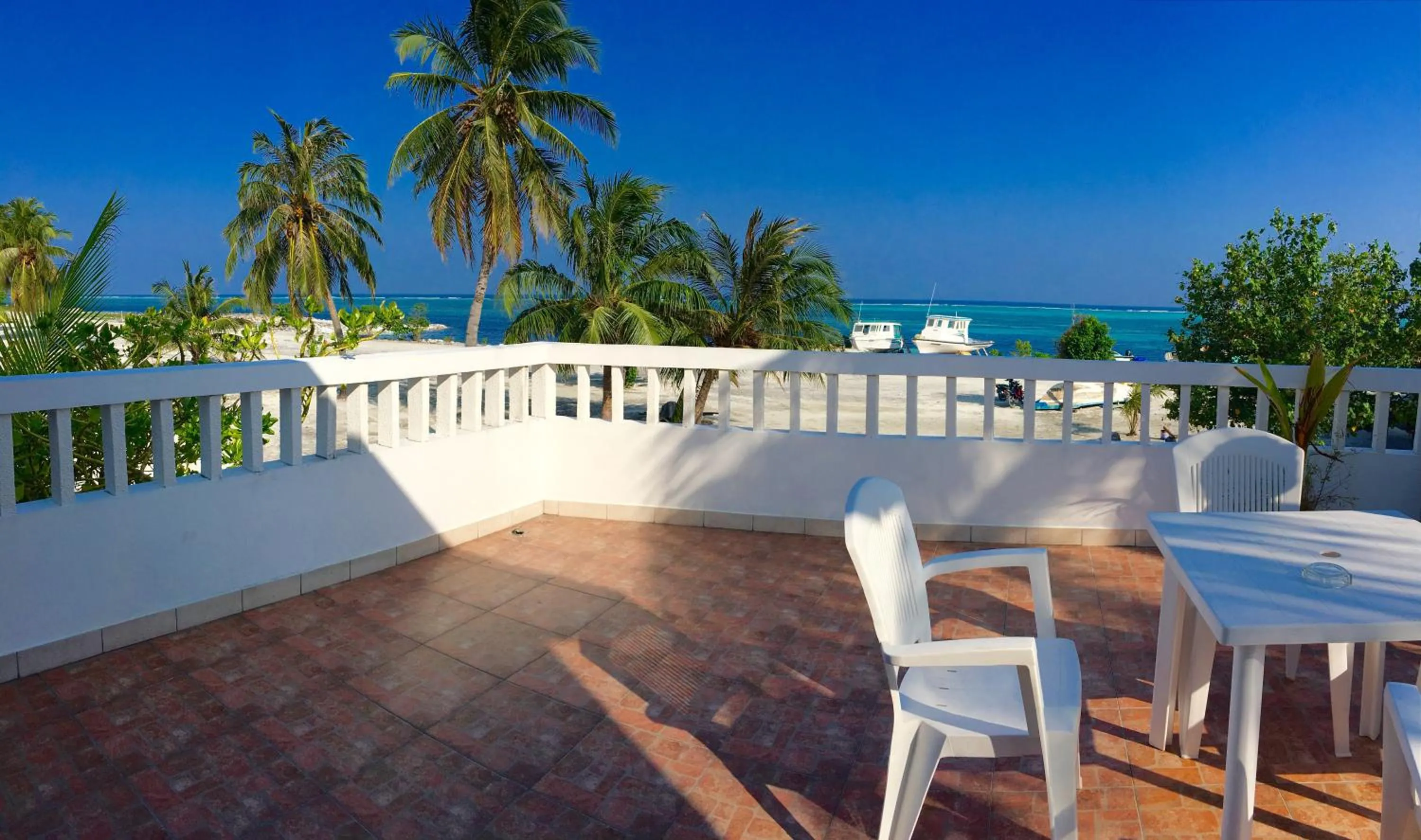 Balcony/Terrace in Faza View Inn, Maafushi