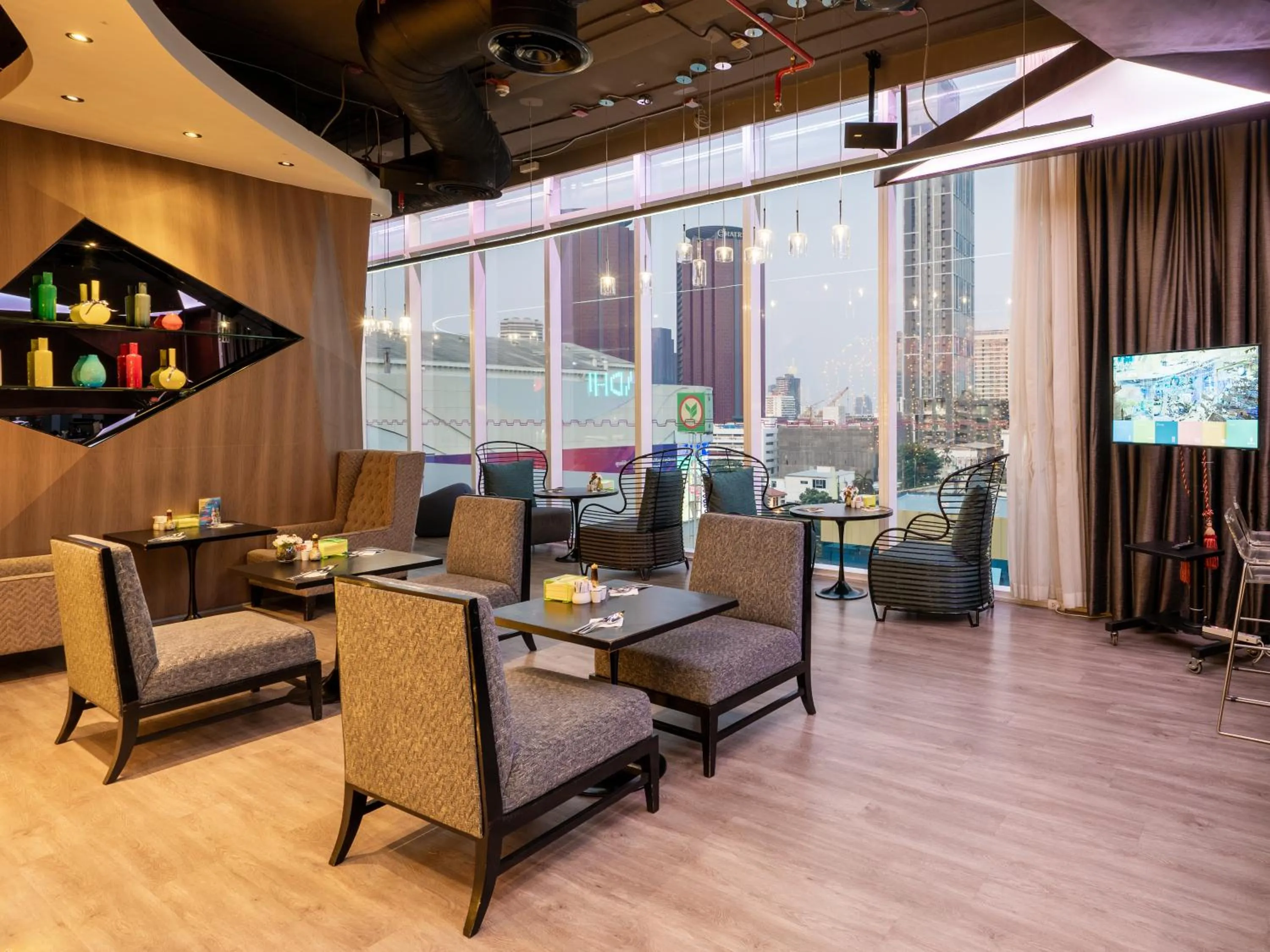 Seating area in VELA Dhi GLOW Pratunam