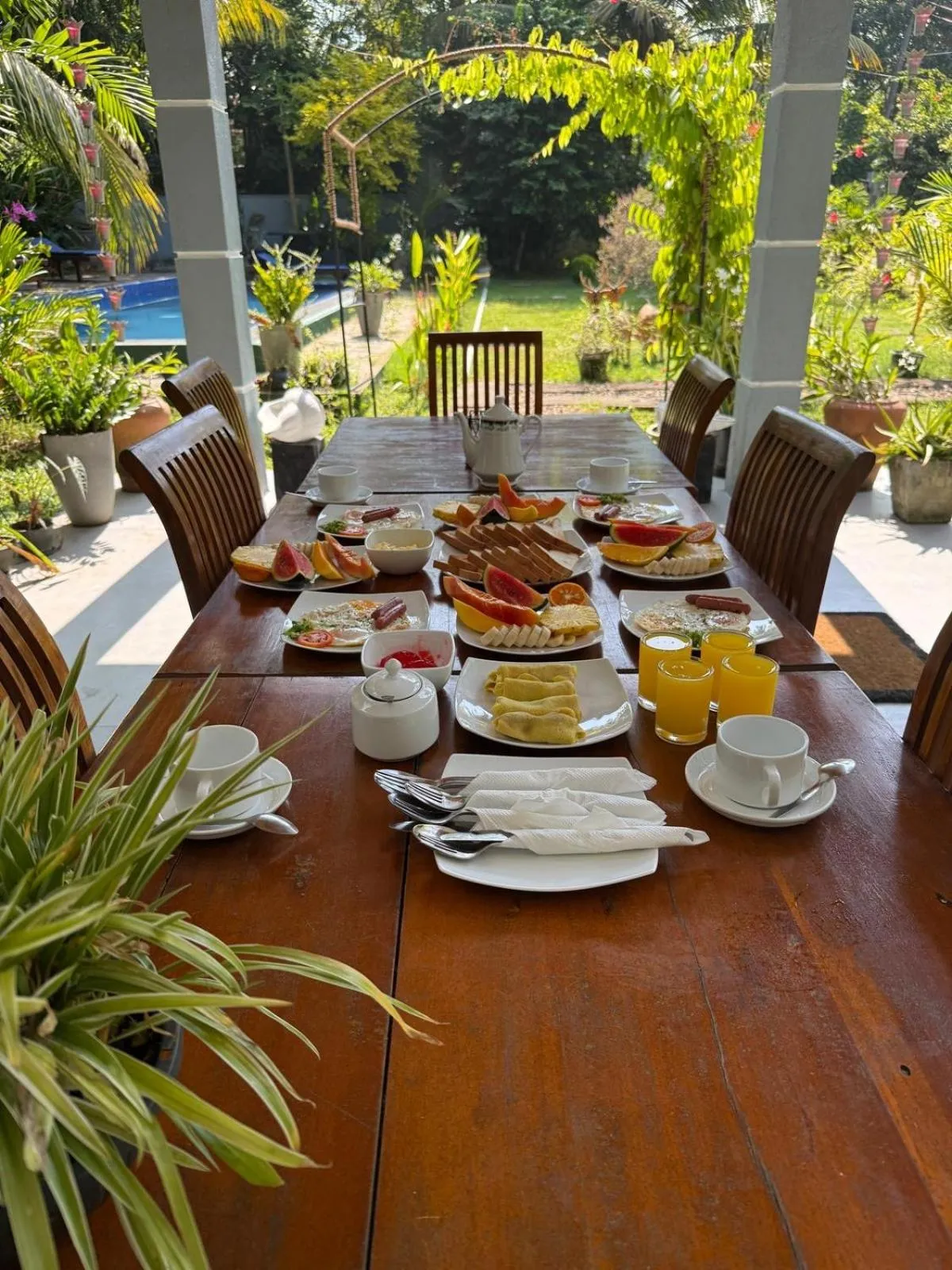 Breakfast in Shan Star Weligama
