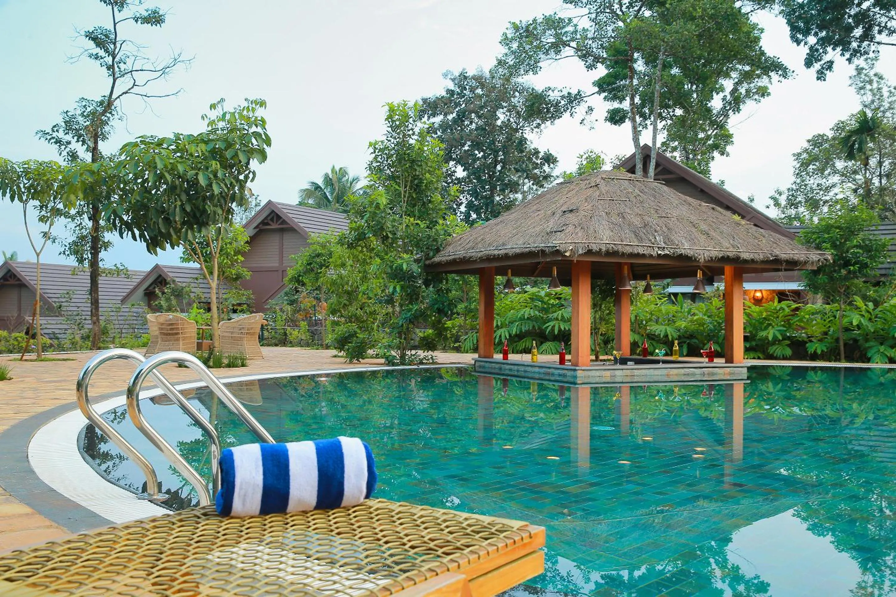 Pool view in Morickap Resort