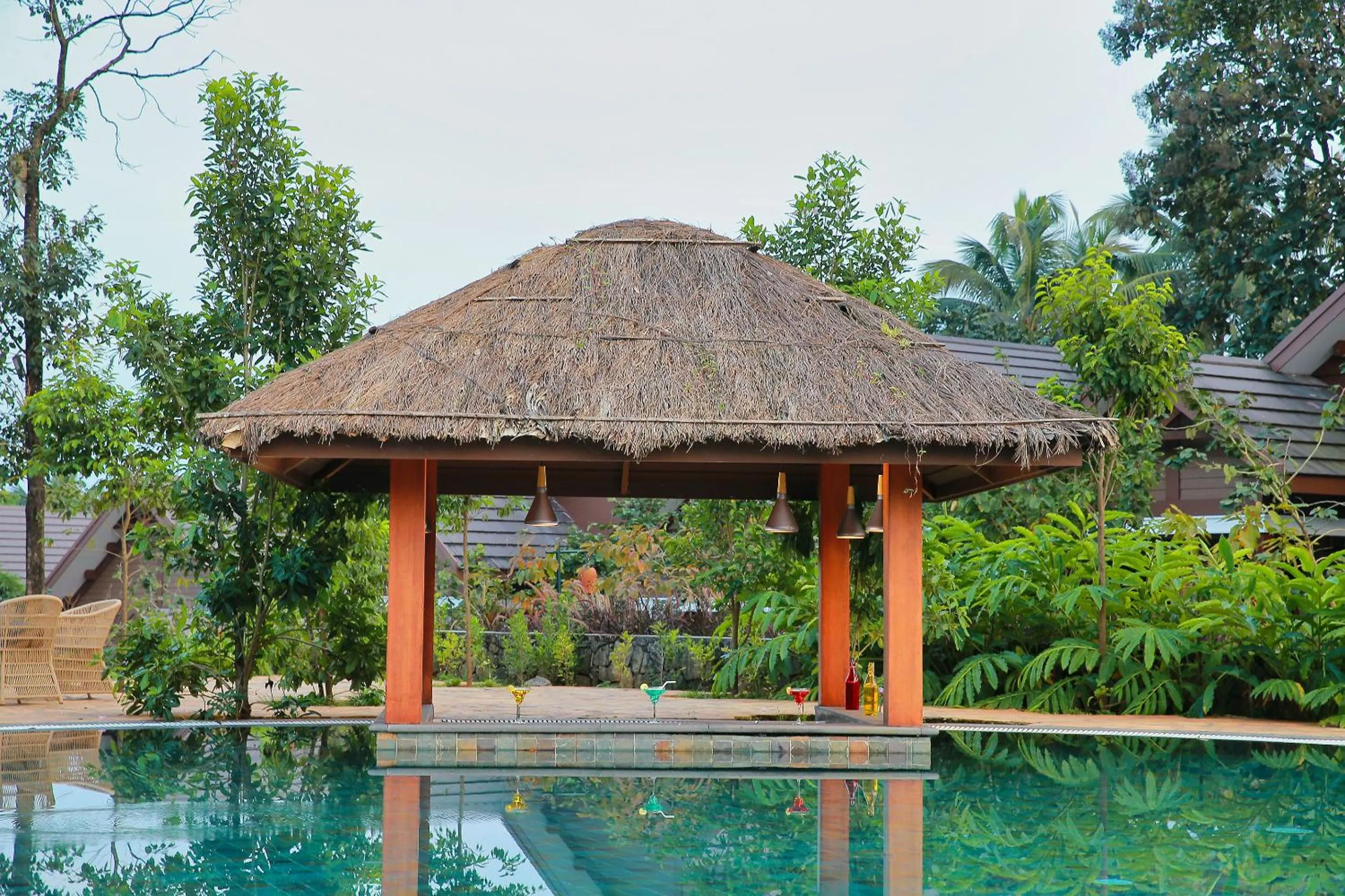 Pool view in Morickap Resort