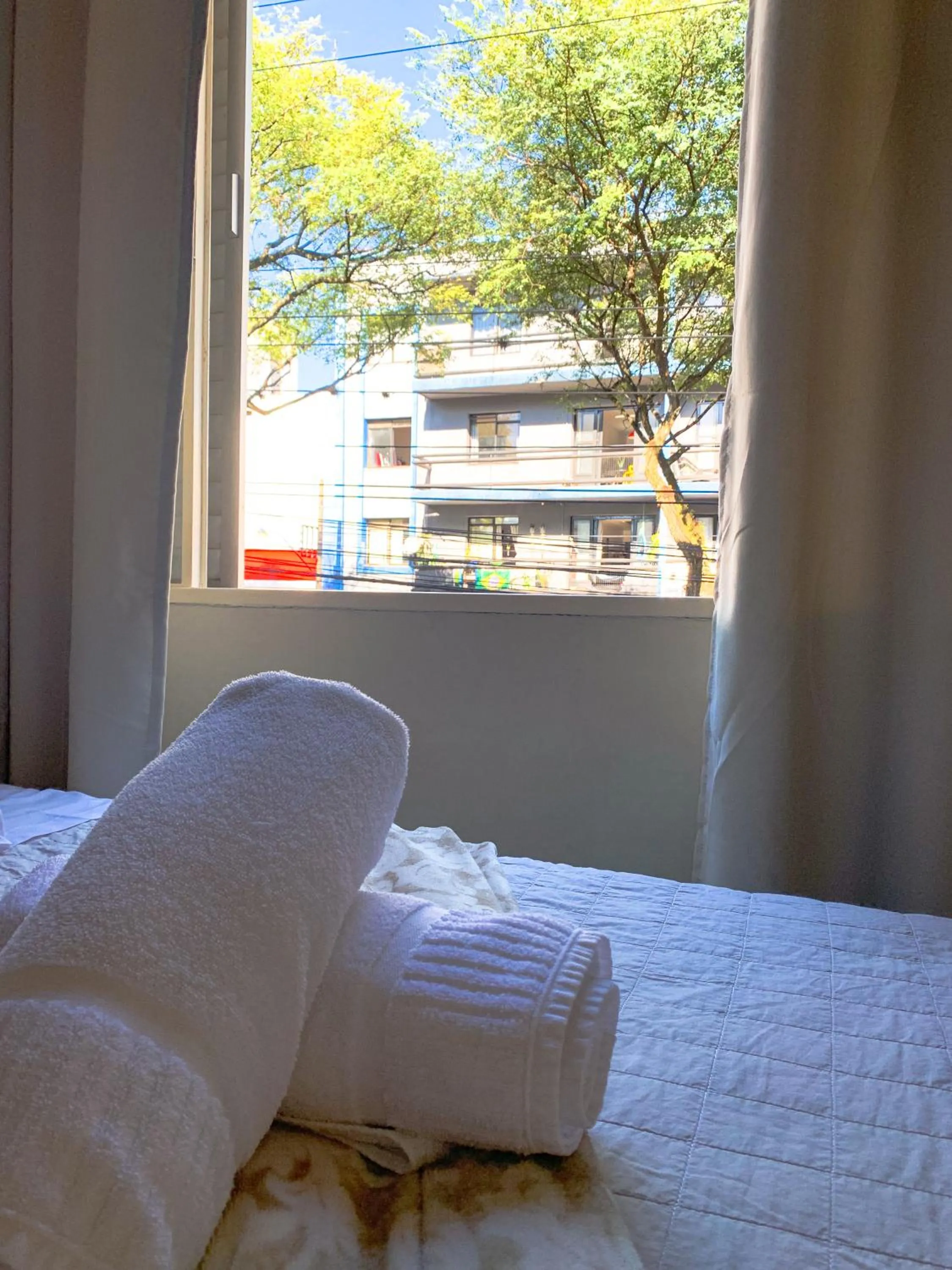 towels, Bed in Hotel Ideal