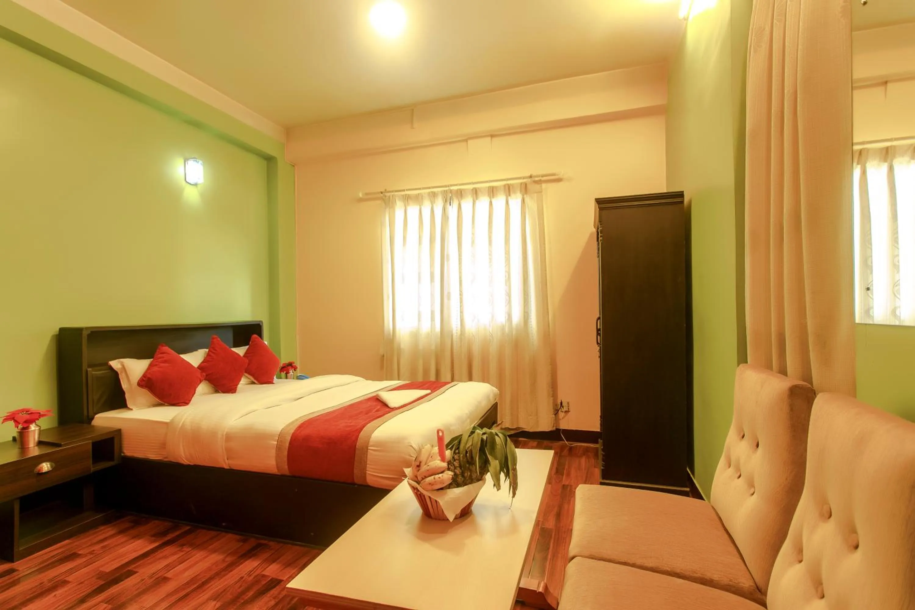 Bedroom, Bed in Hotel Nepalaya