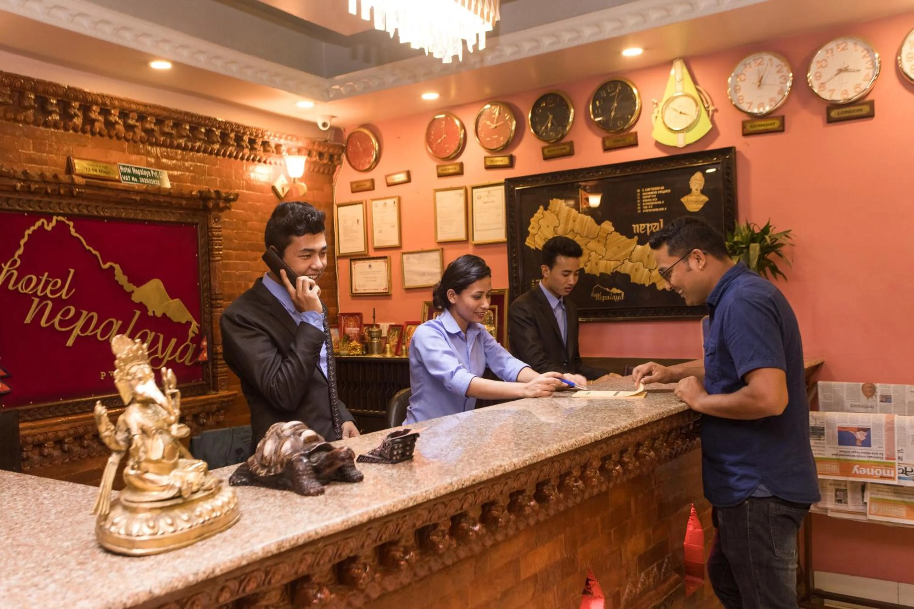 Staff in Hotel Nepalaya