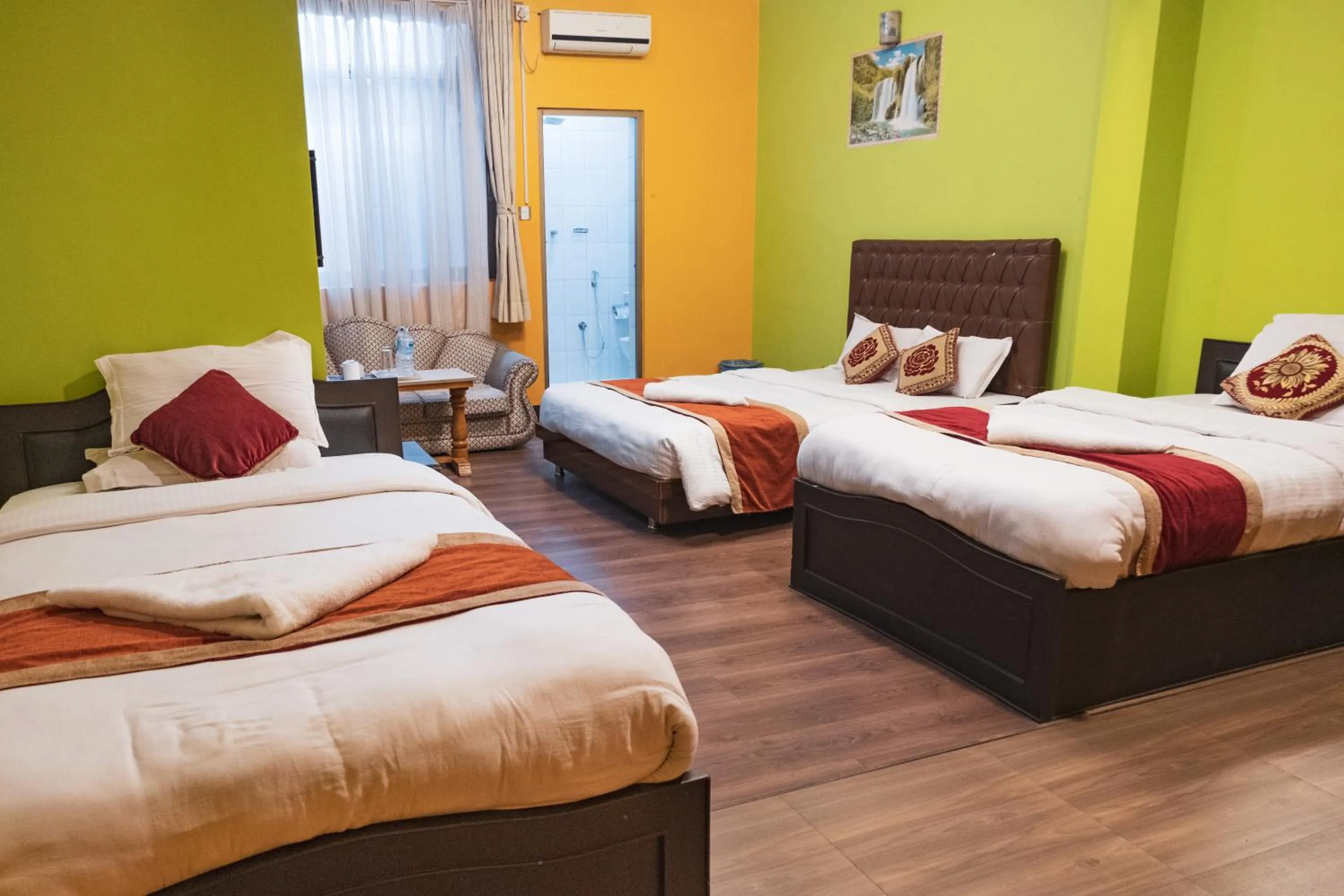 Bedroom, Bed in Hotel Nepalaya