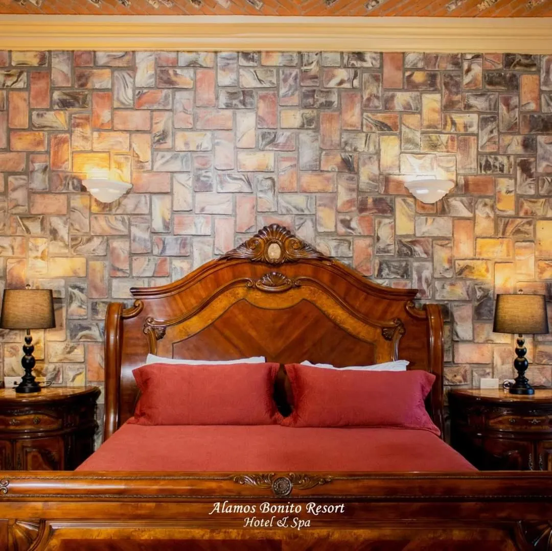 Bed in Álamos Bonito Resort