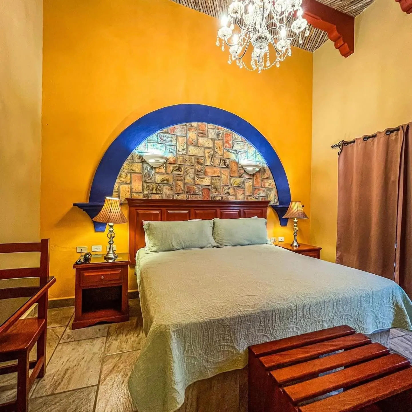 Bed in Álamos Bonito Resort