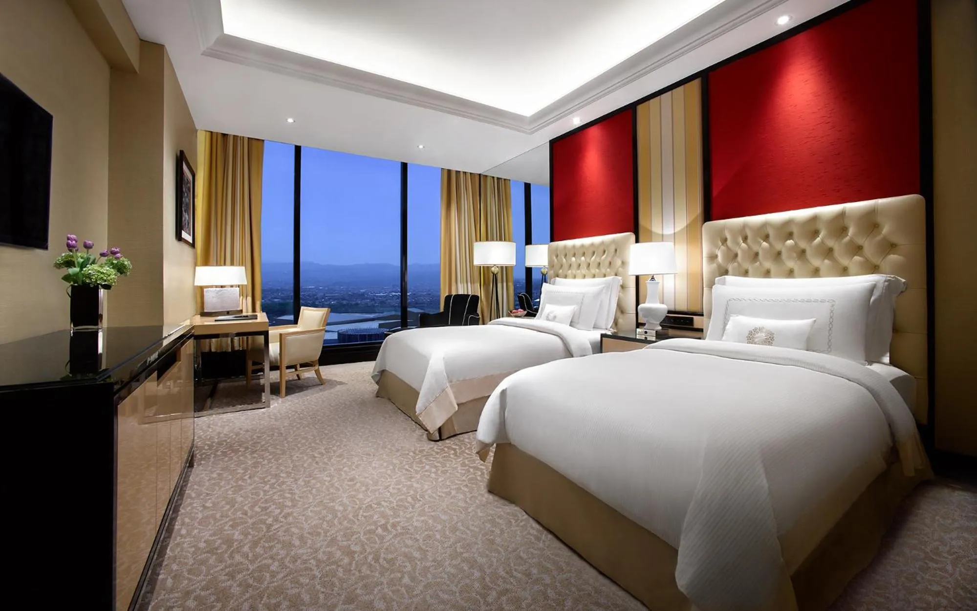 Bed in The Trans Luxury Hotel Bandung
