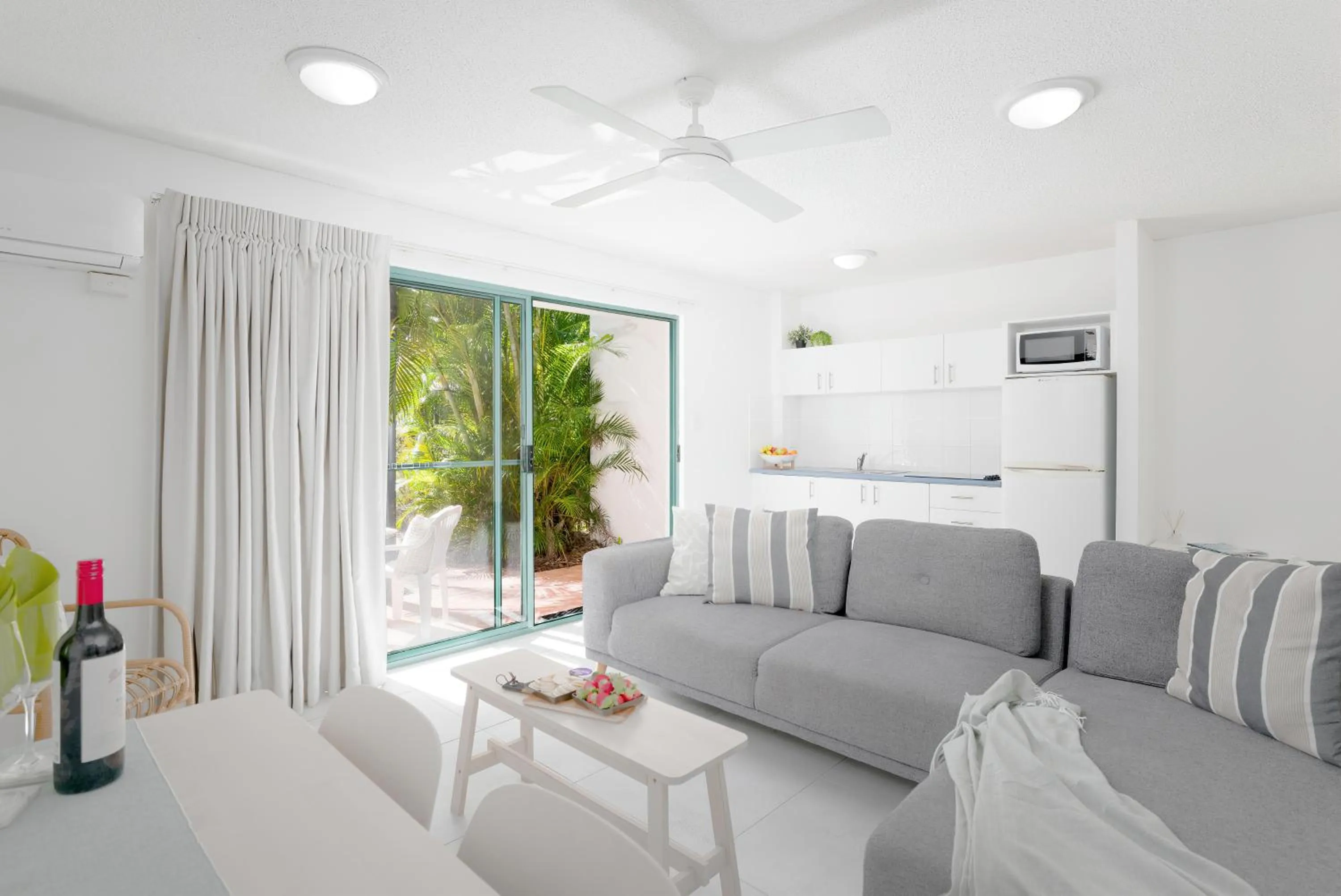 Living room in Chez Noosa Holiday Apartments