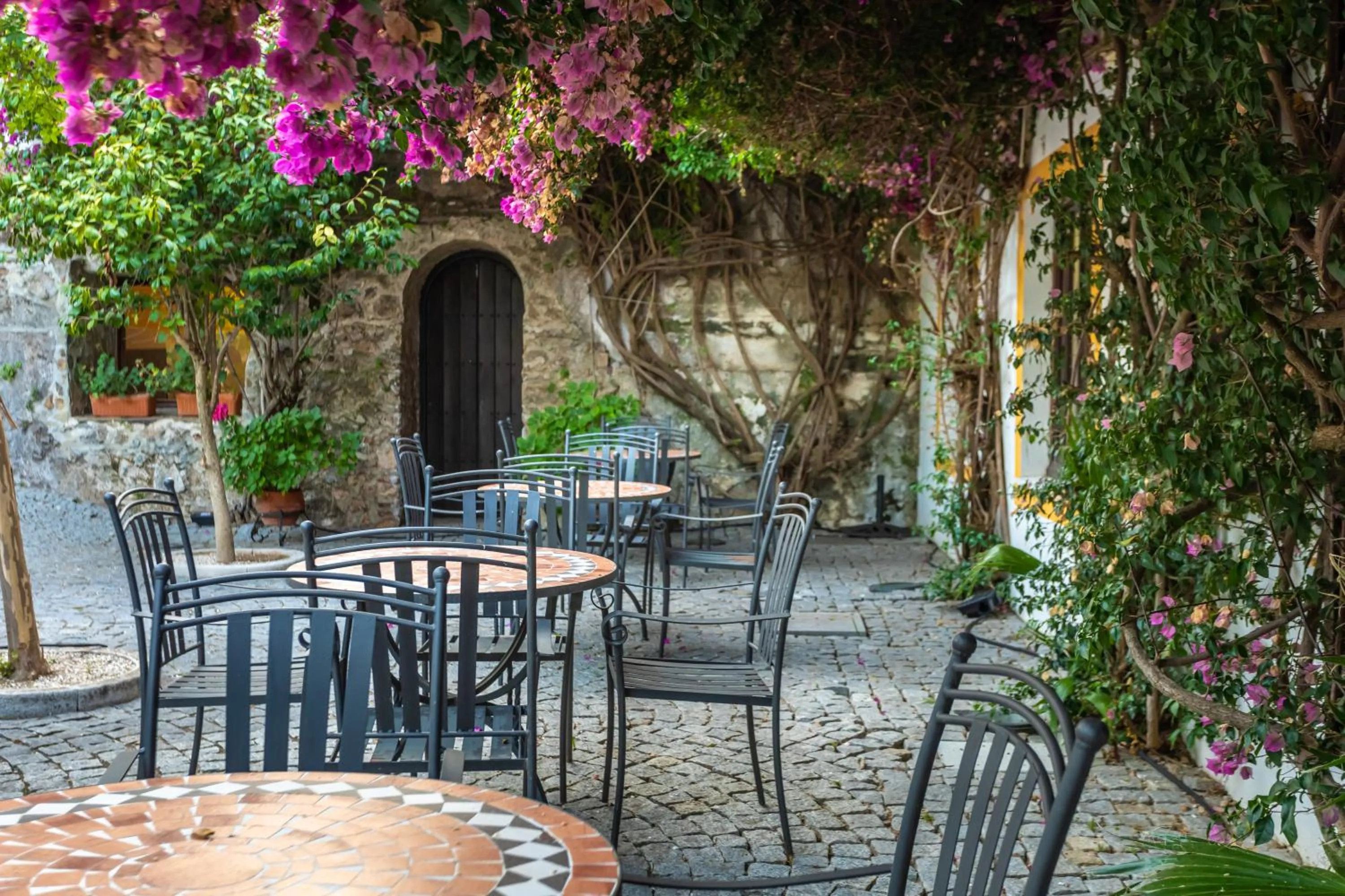 Patio in Hotel Sao Joao De Deus by RIDAN Hotels