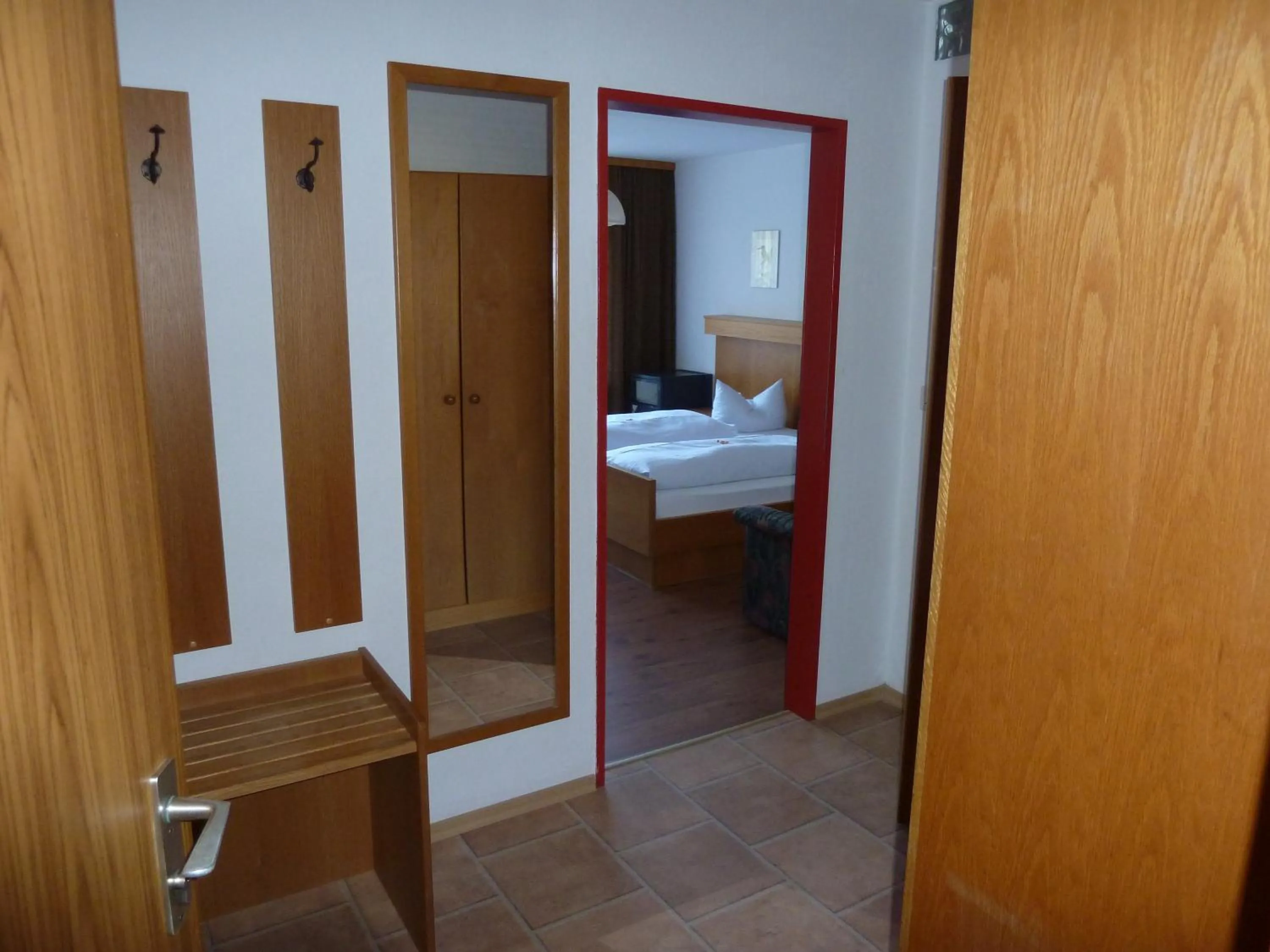 Bed in Alpenhotel Beslhof