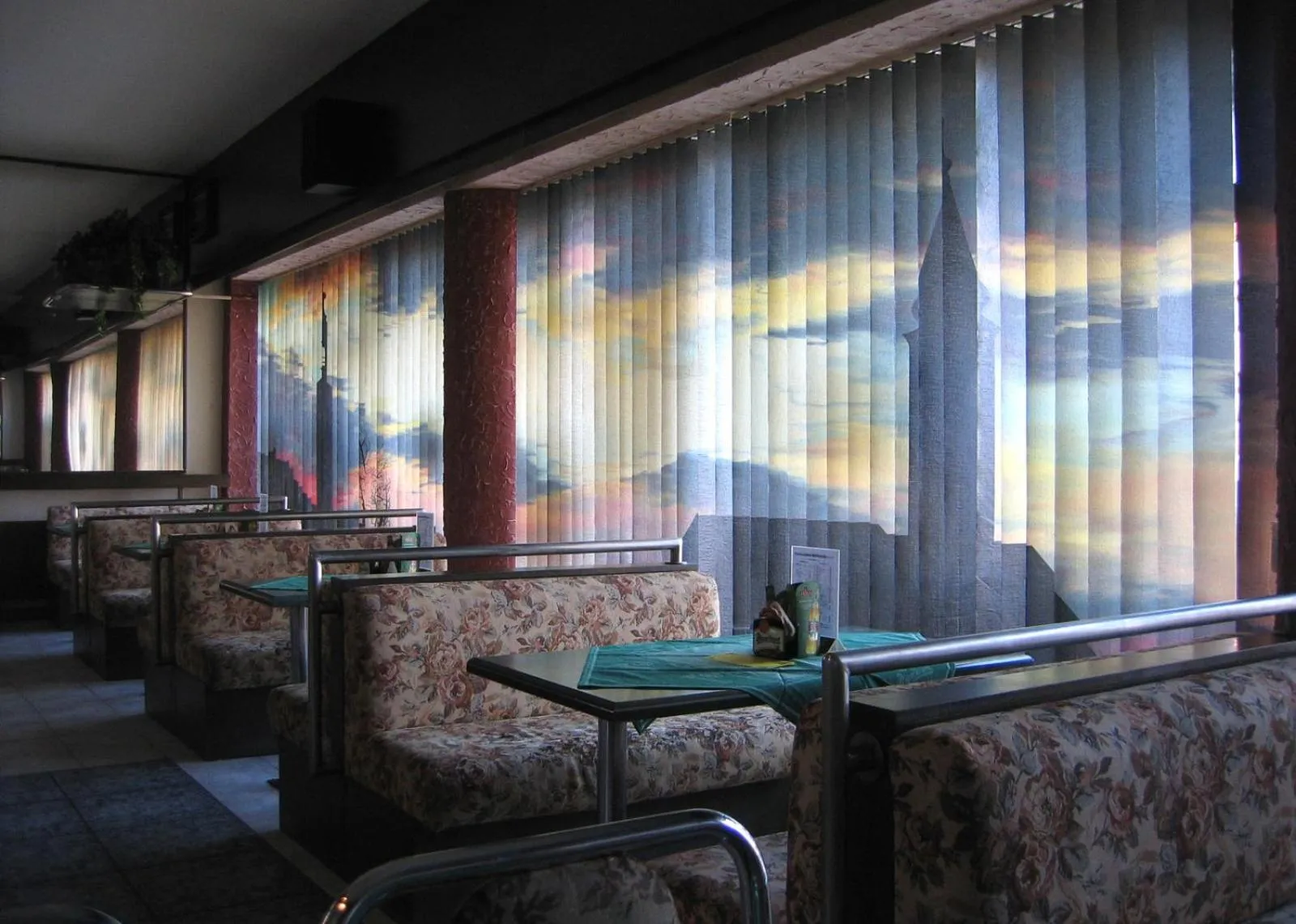 Seating area in Hotel Morava