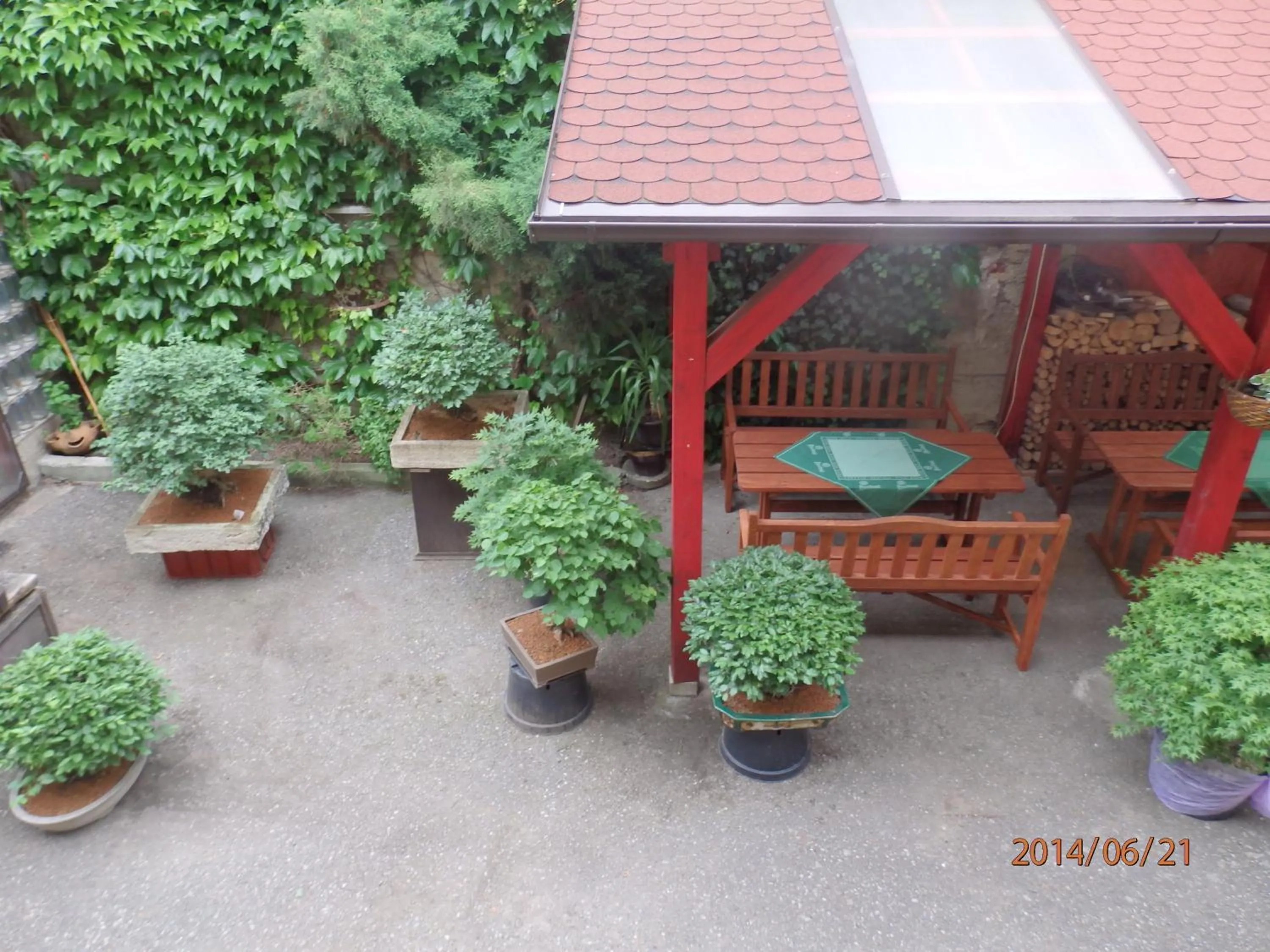 Balcony/Terrace in Hotel Morava