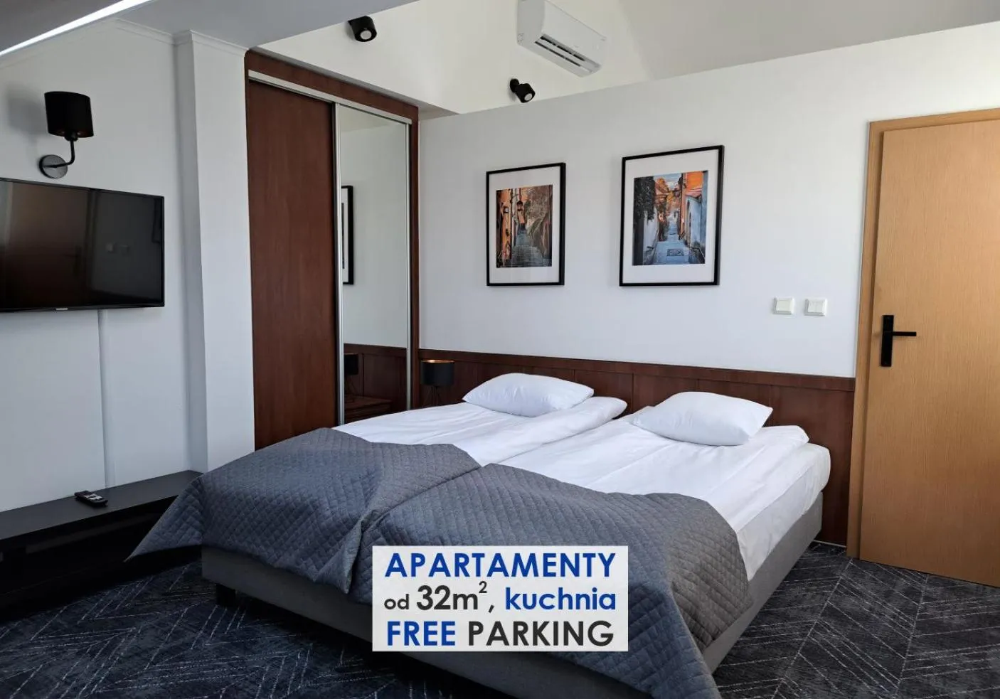 Photo of the whole room, Bed in Warsaw Apartments - Apartamenty Wilanów