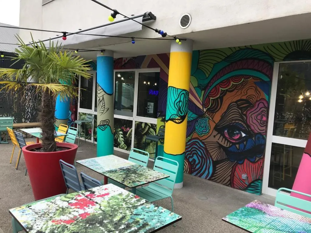 Balcony/Terrace in Ekho Hotel Grenoble Nord Saint Egrève