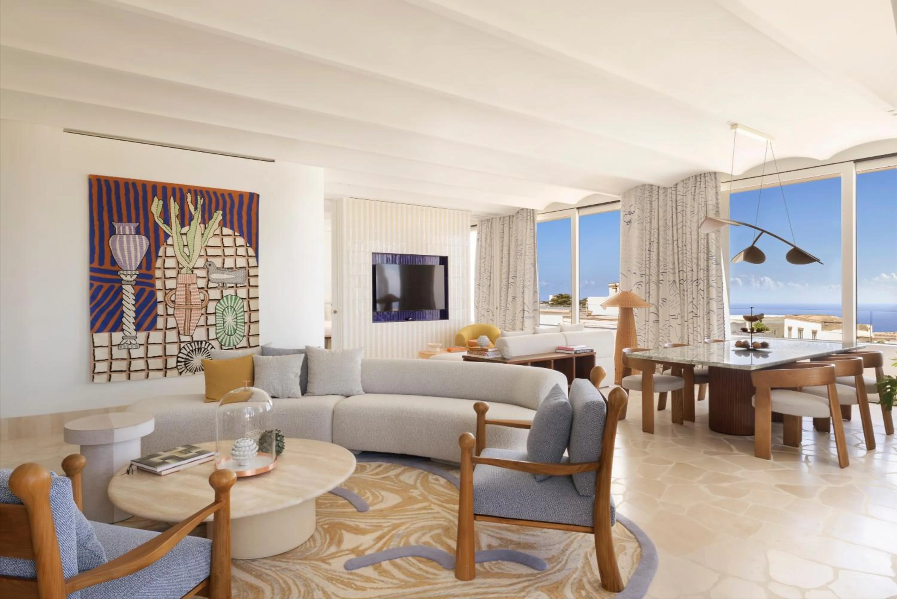 Living room in Jumeirah Capri Palace