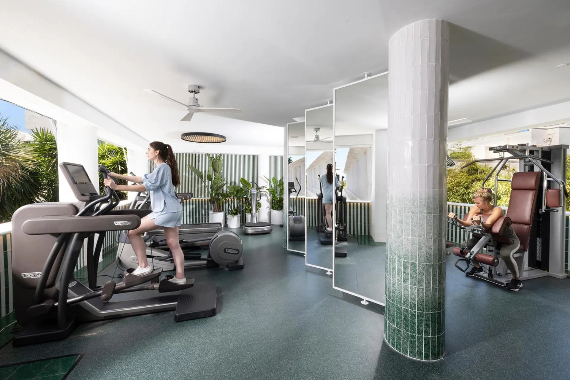 Fitness centre/facilities in Jumeirah Capri Palace