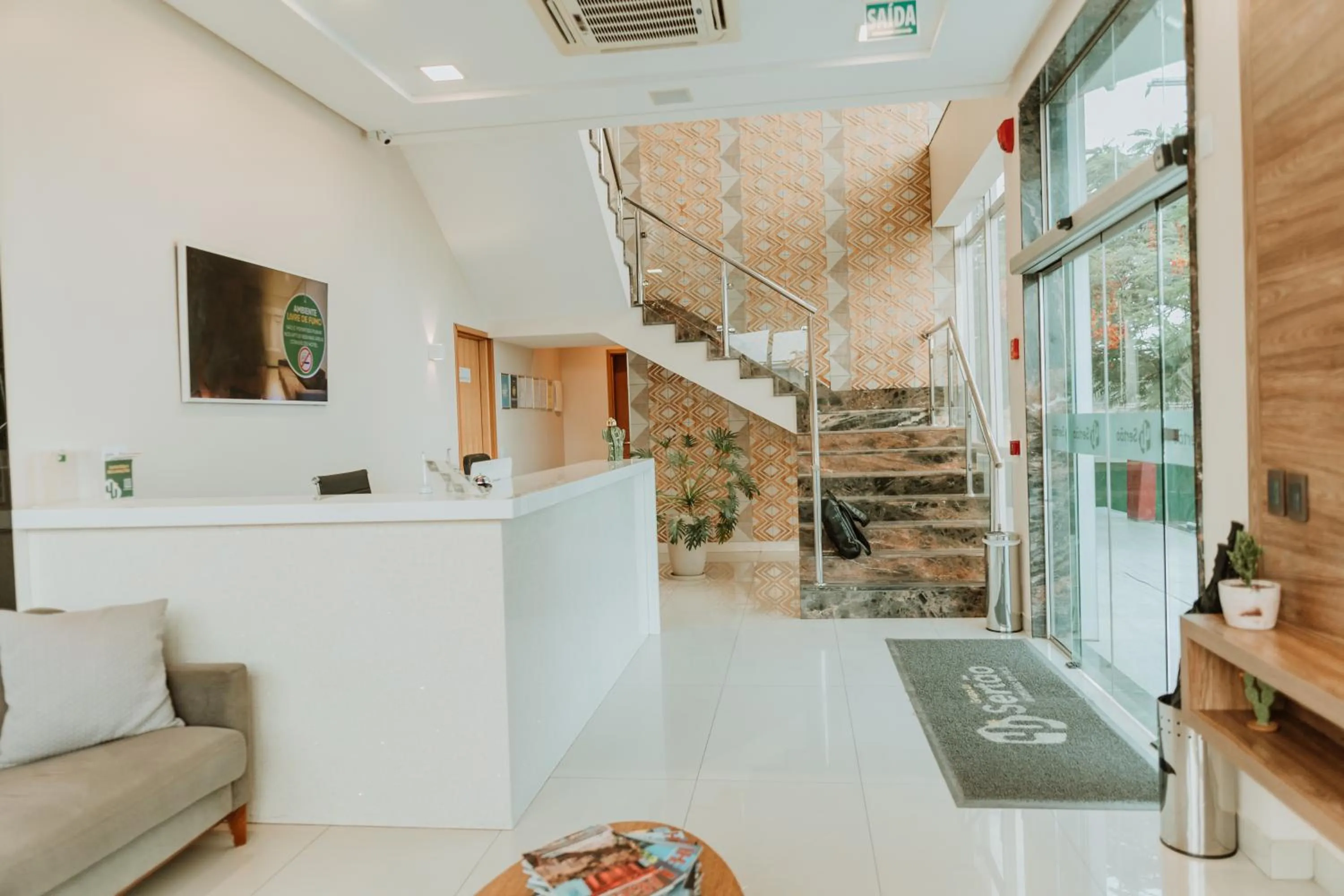 Lobby or reception in Hotel do Sertão