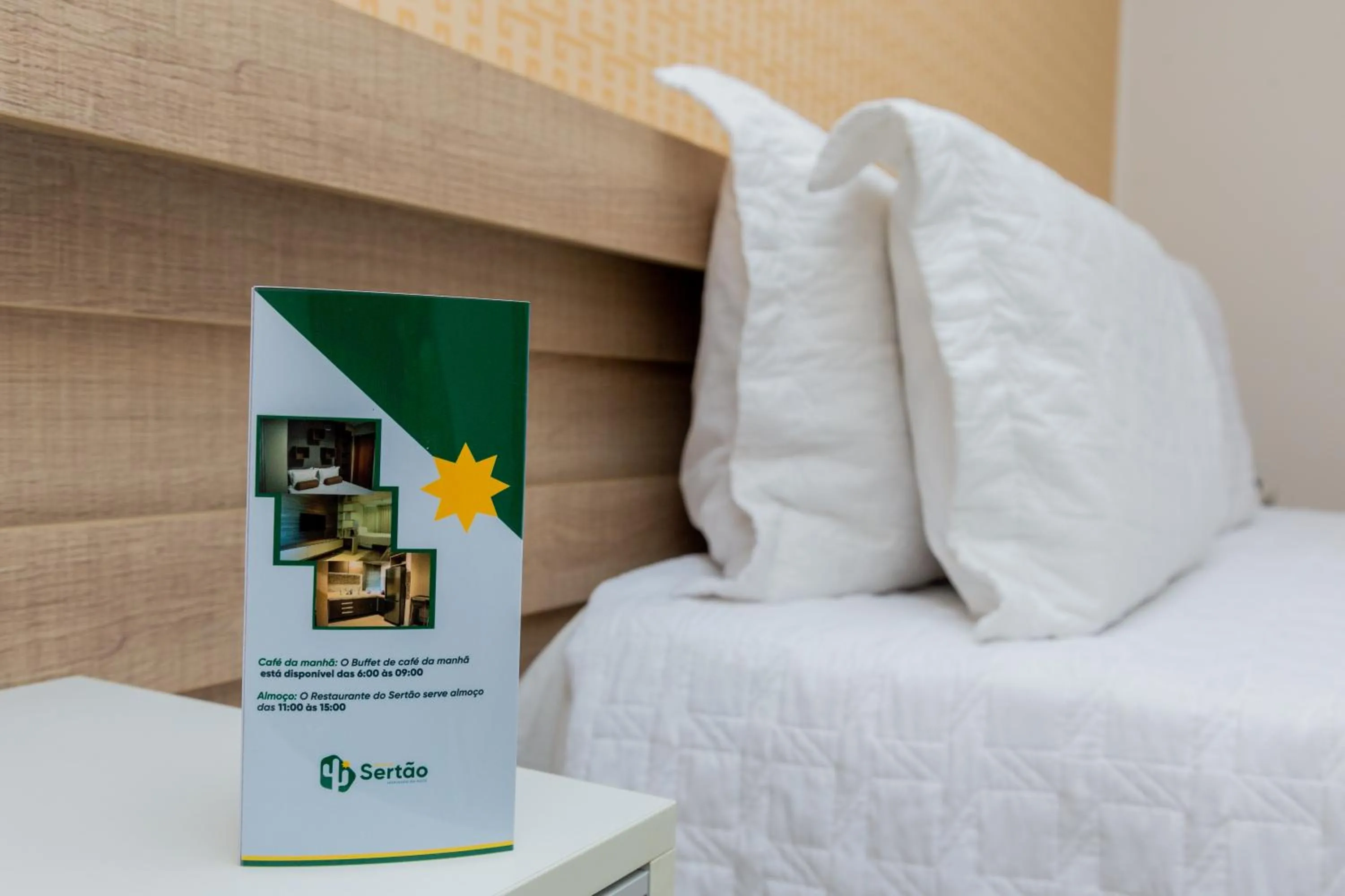 Bed in Hotel do Sertão