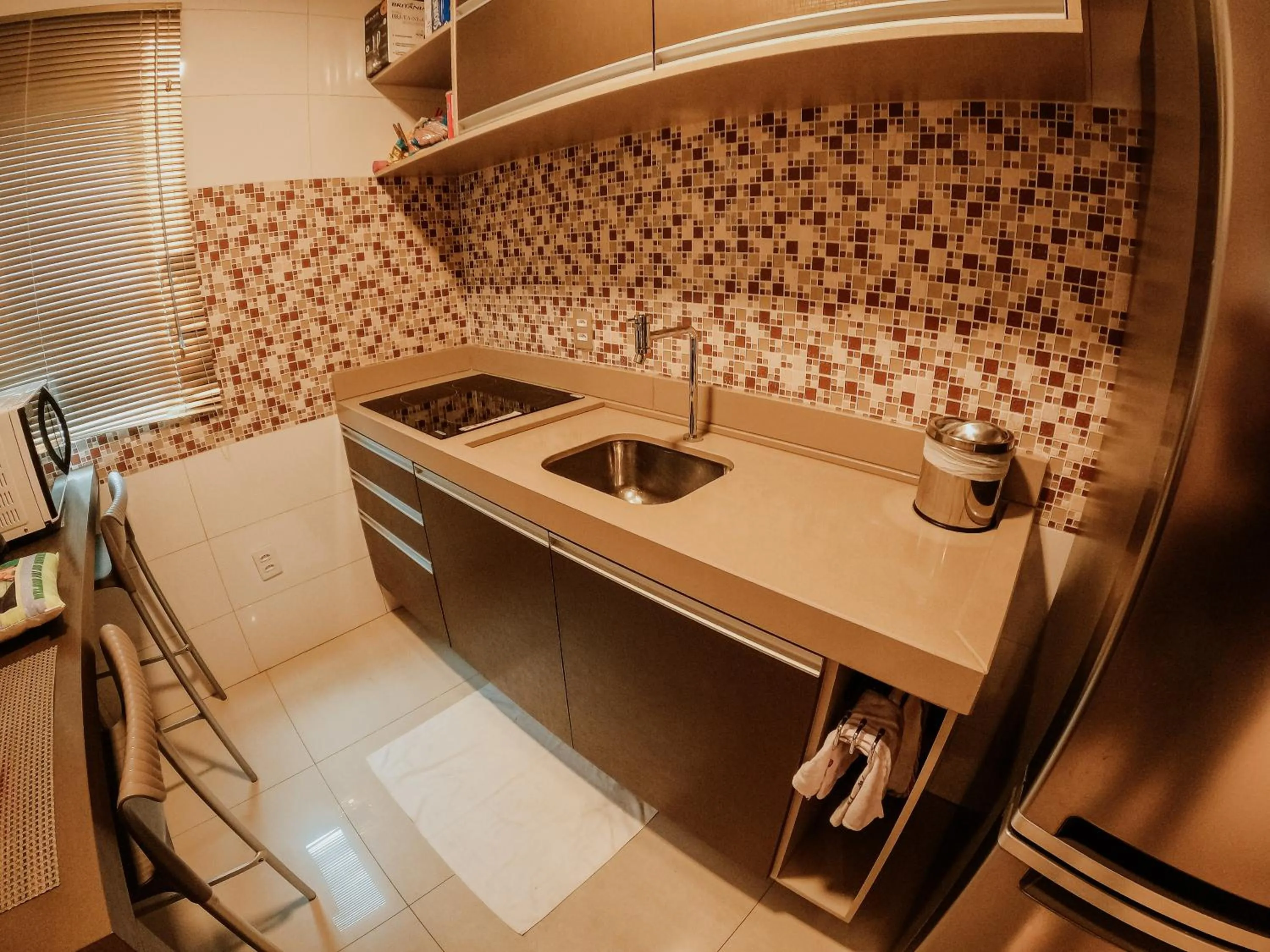 Kitchen or kitchenette in Hotel do Sertão