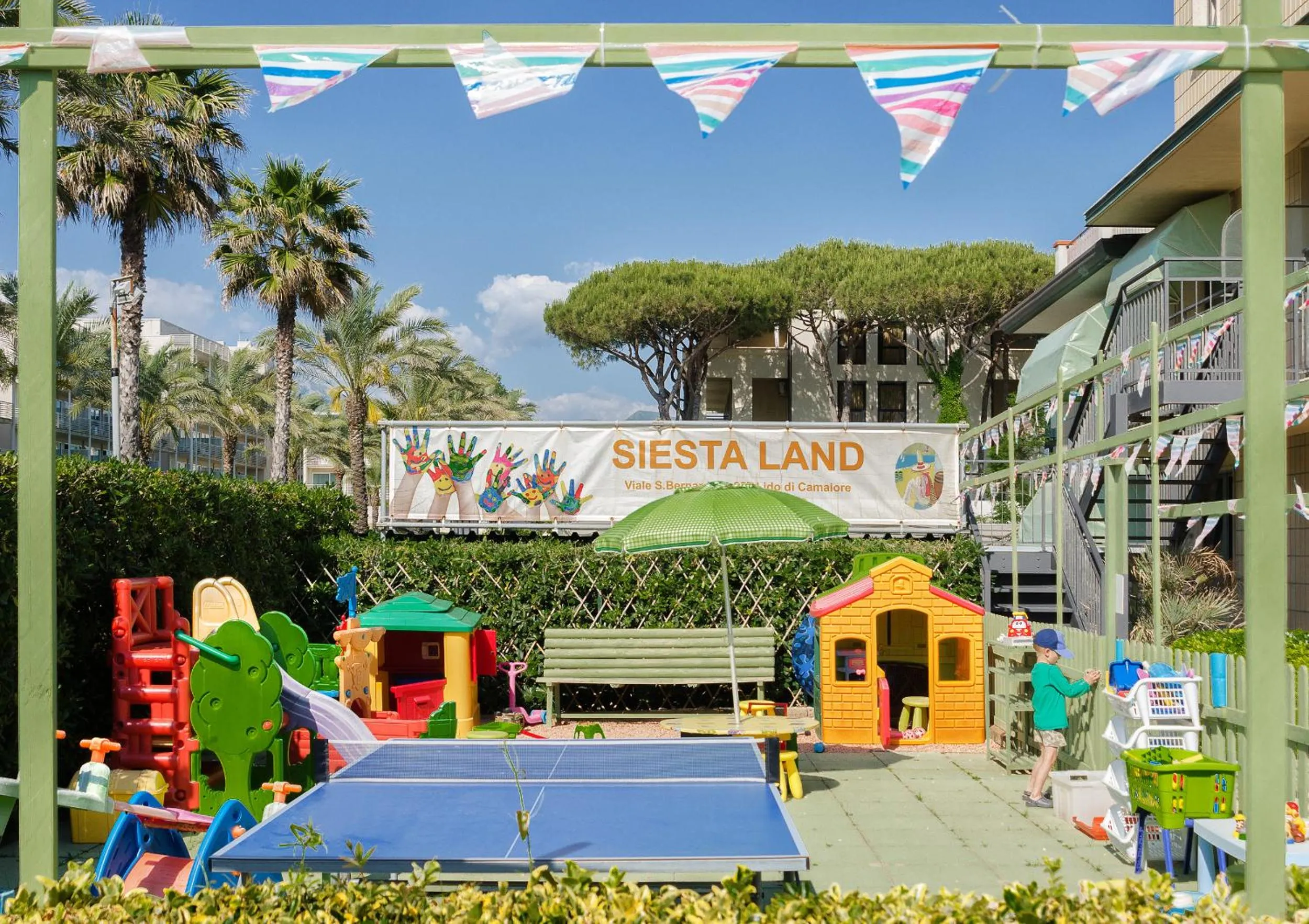 Children play ground in Hotel Siesta