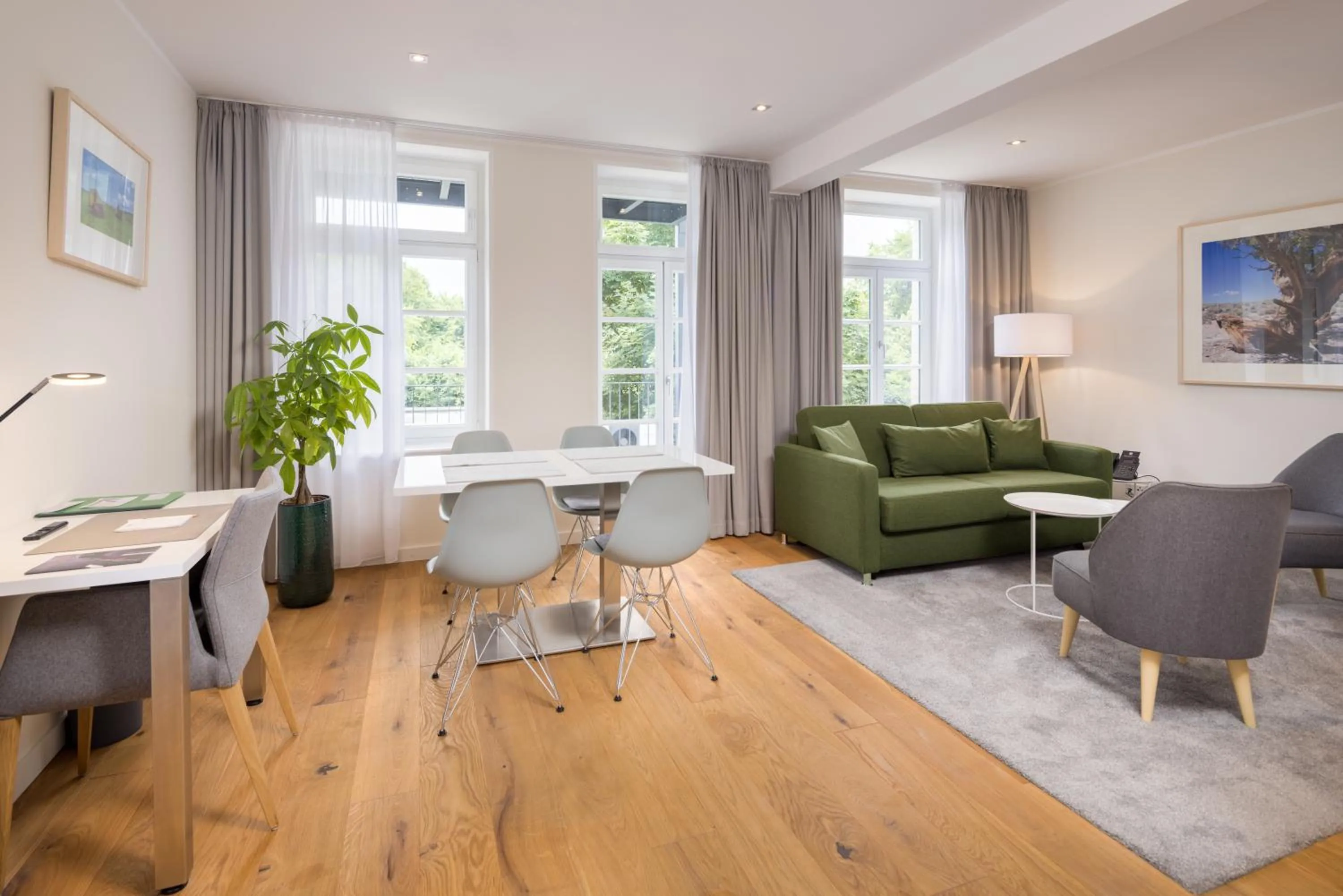 Living room in Bergmann Boardinghouse Osnabrück