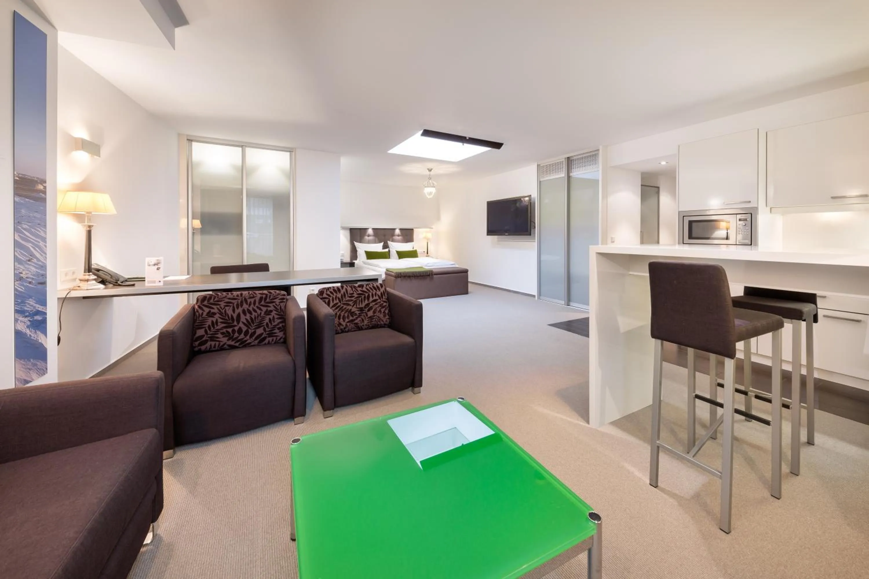 Photo of the whole room in Bergmann Boardinghouse Osnabrück