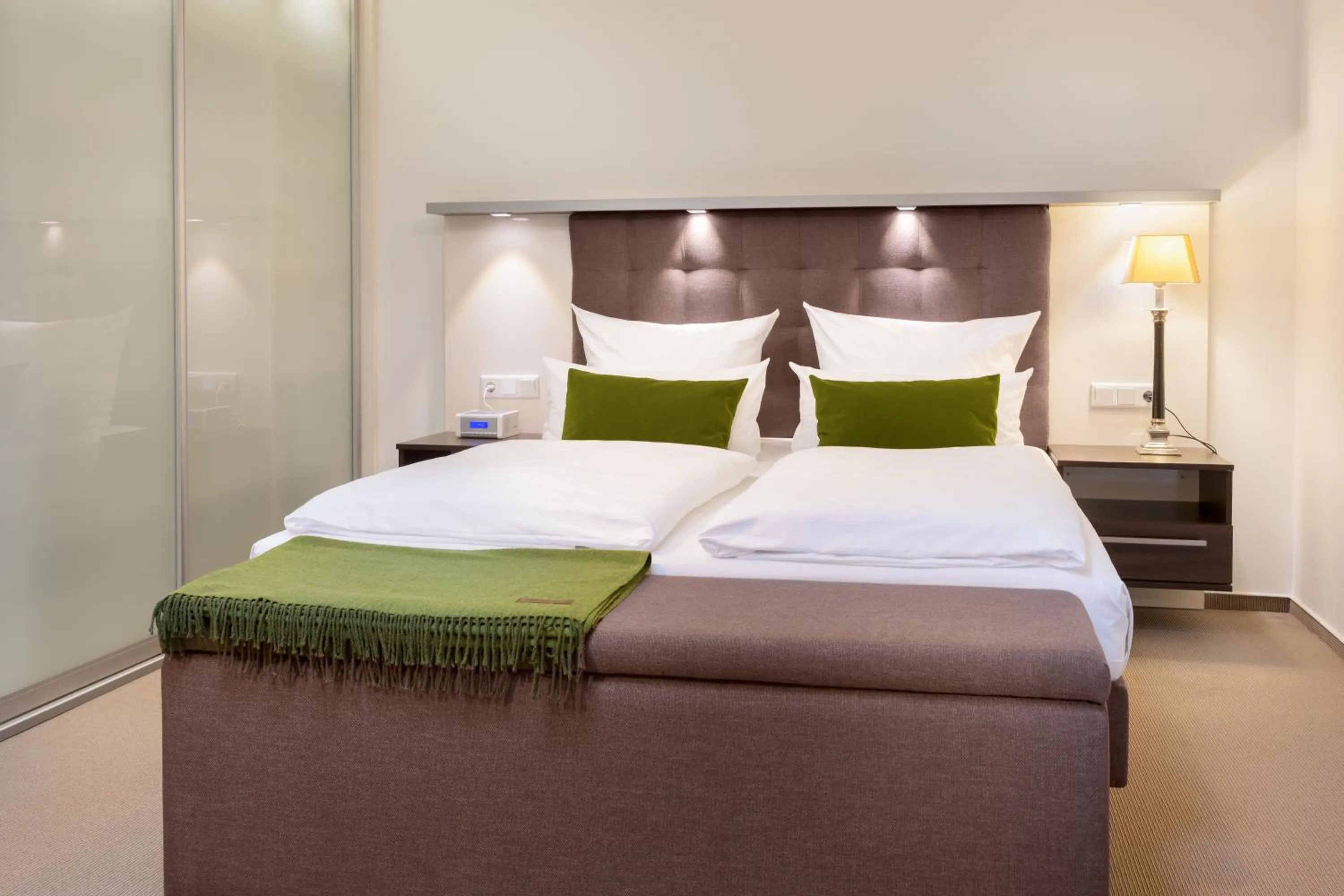 Bedroom, Bed in Bergmann Boardinghouse Osnabrück