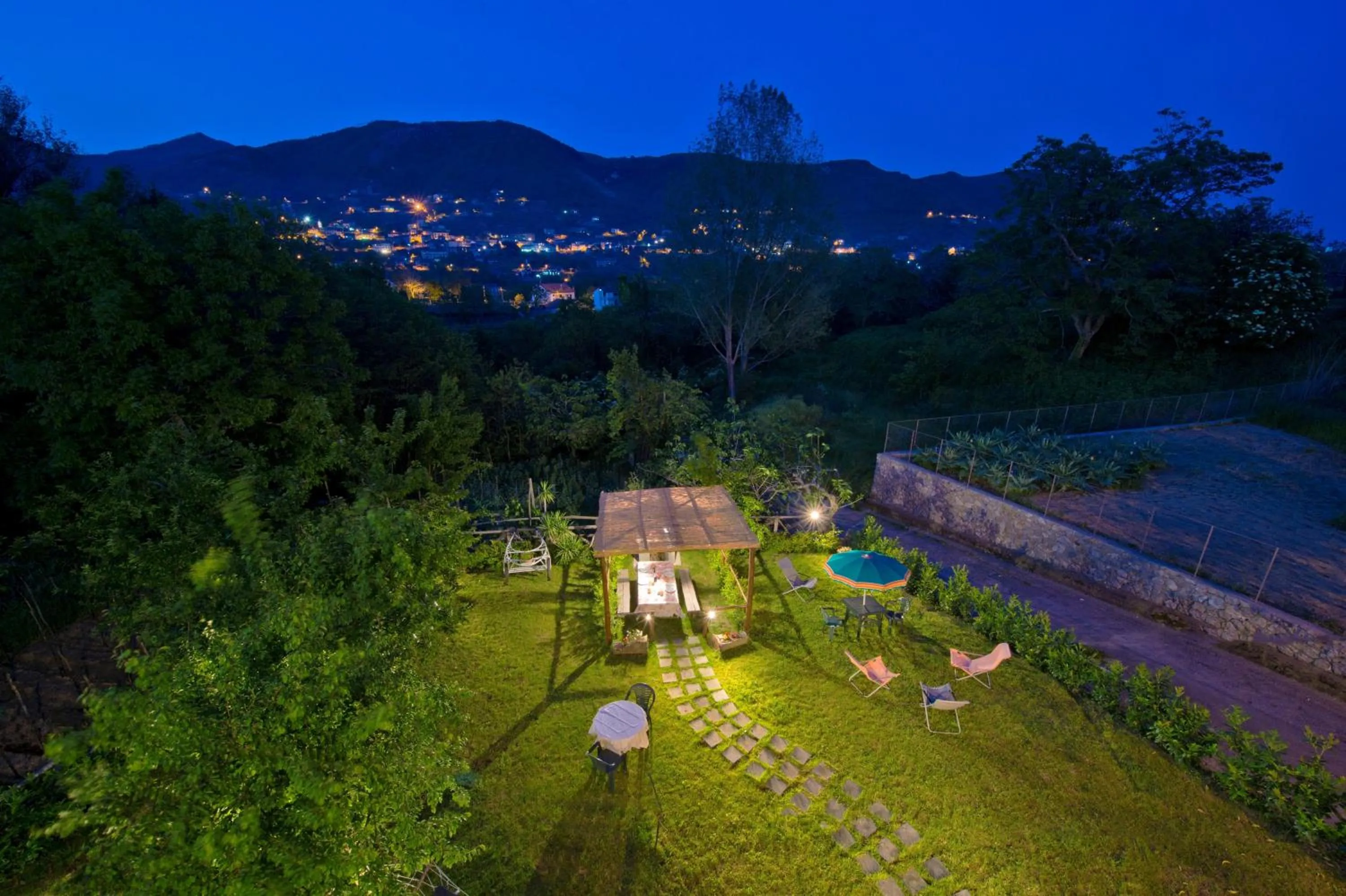 Garden view in Haidi House