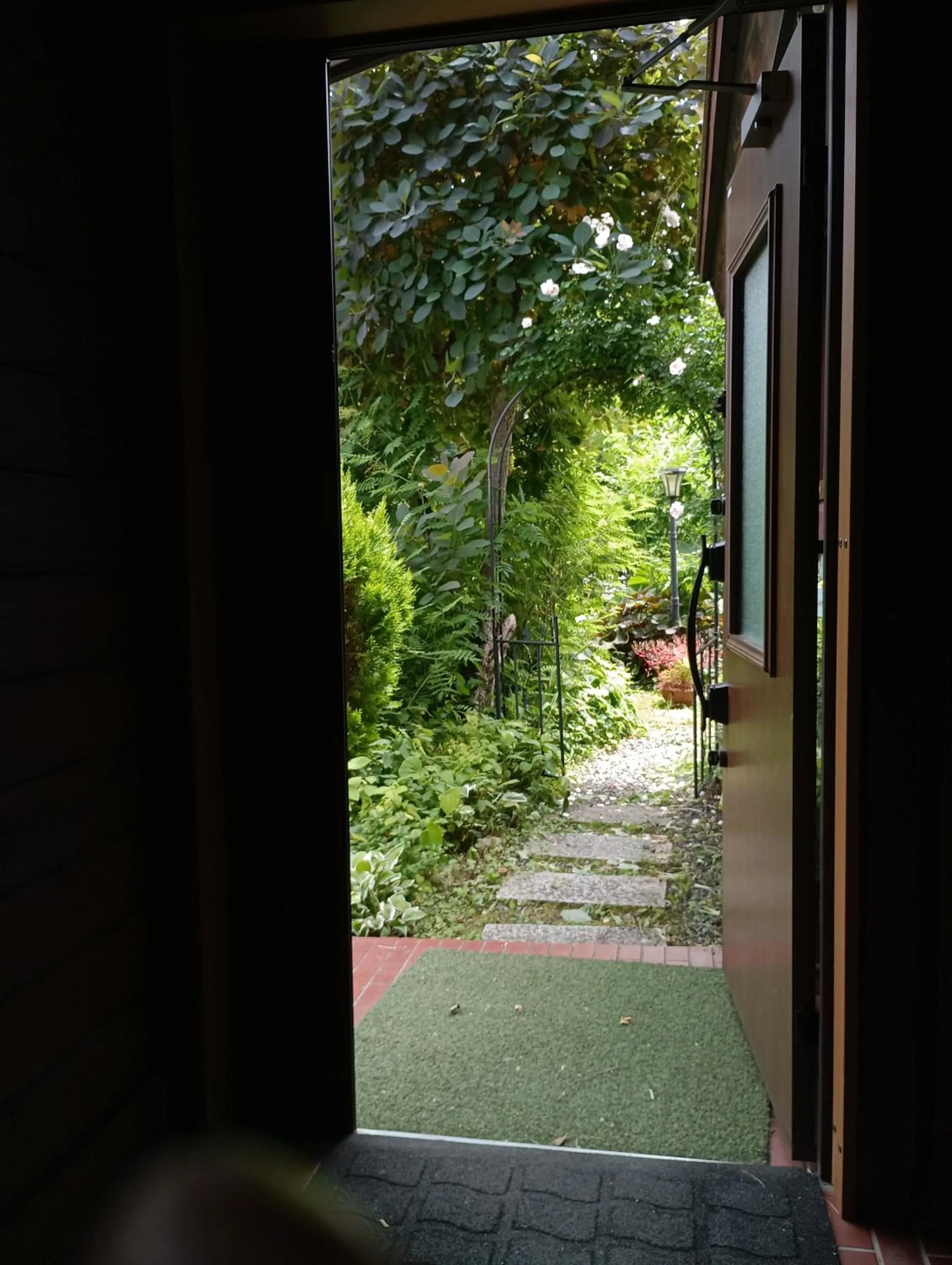 Garden view in Yamagata Zao Pension Apron Stage