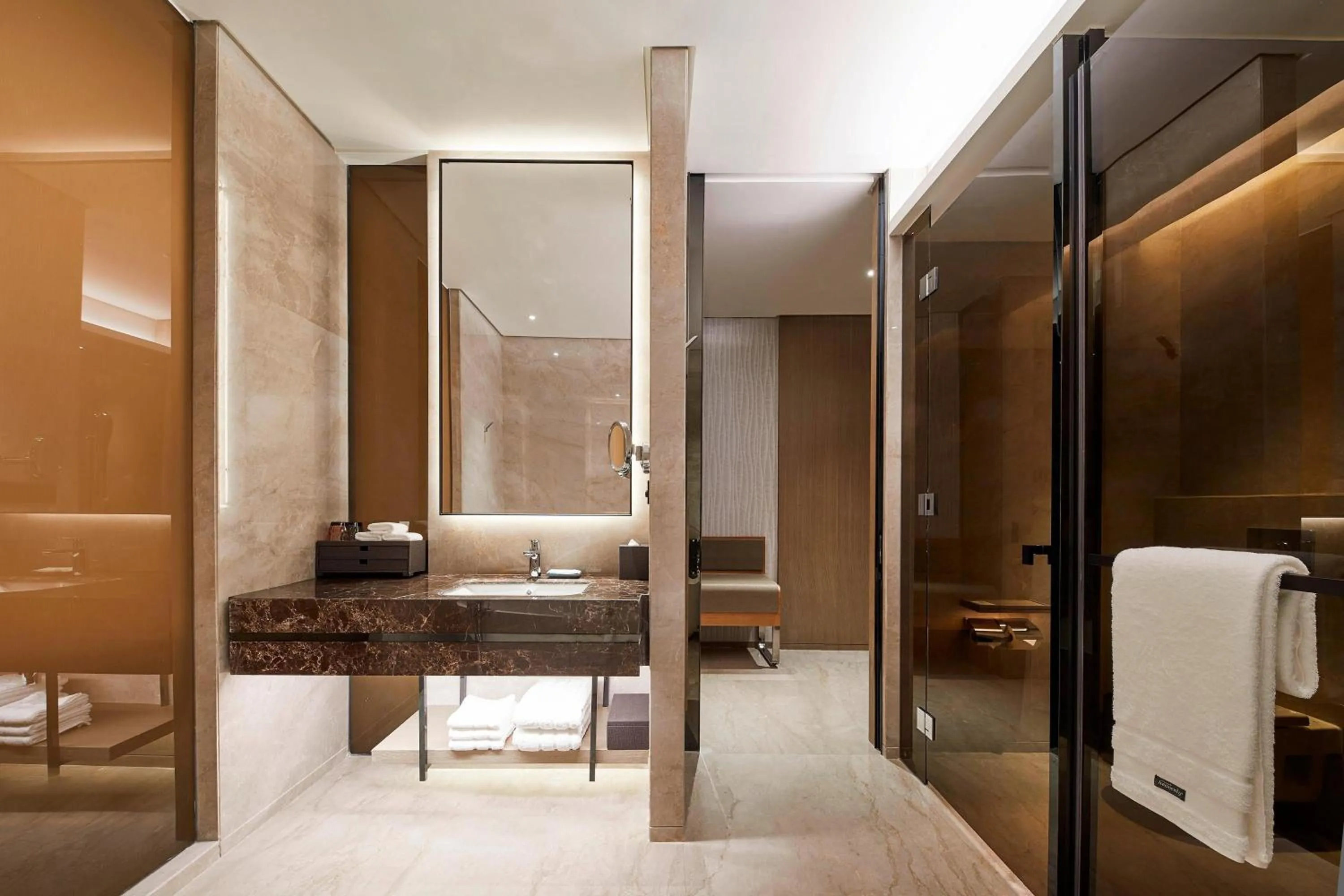 Bathroom, Bed in The Westin Wenzhou